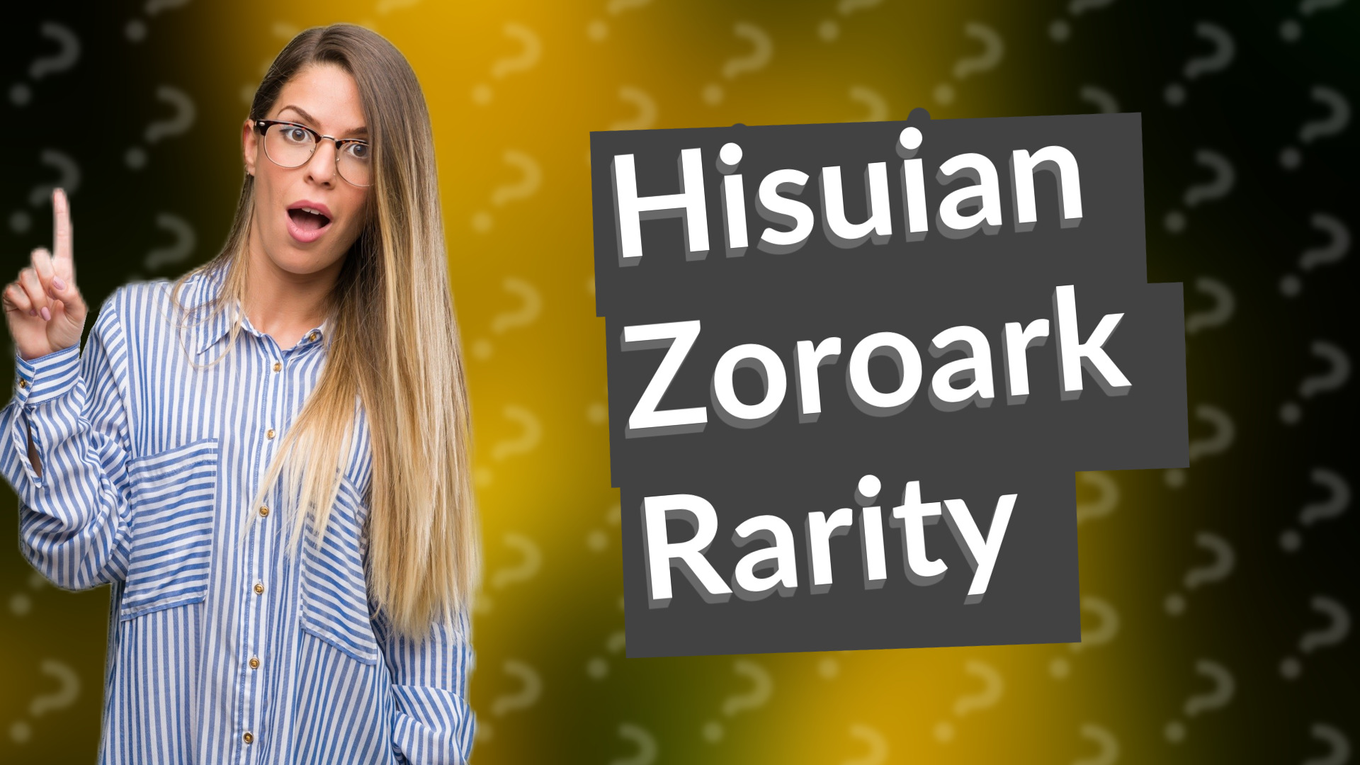 Hisuian Zoroark Rarity