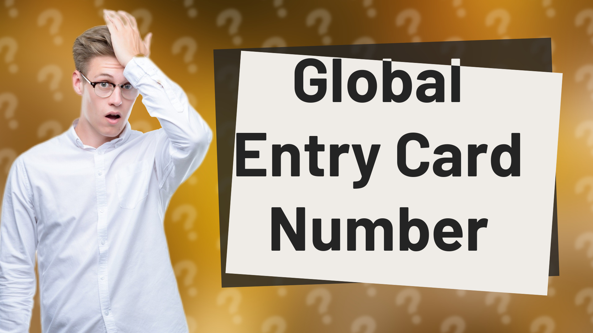Global Entry Card Number