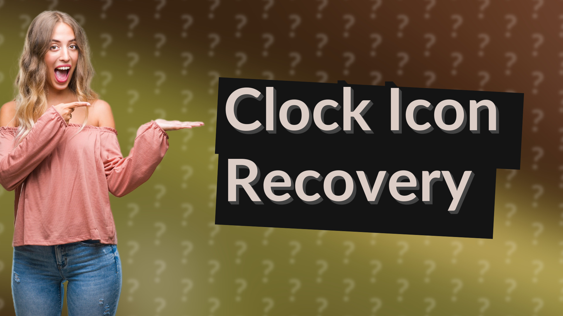 Clock Icon Recovery