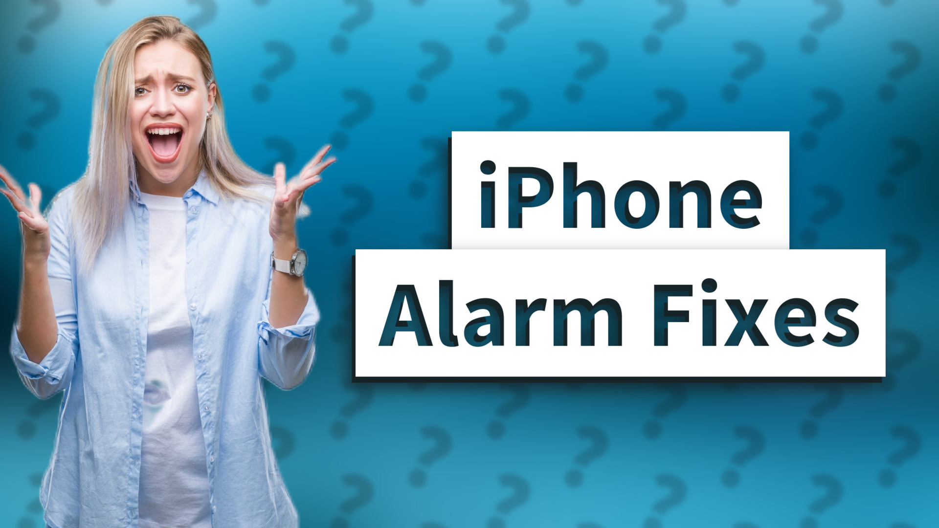 iPhone Alarm Fixes