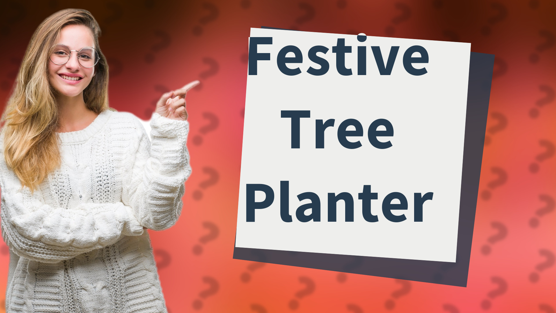 Festive Tree Planter