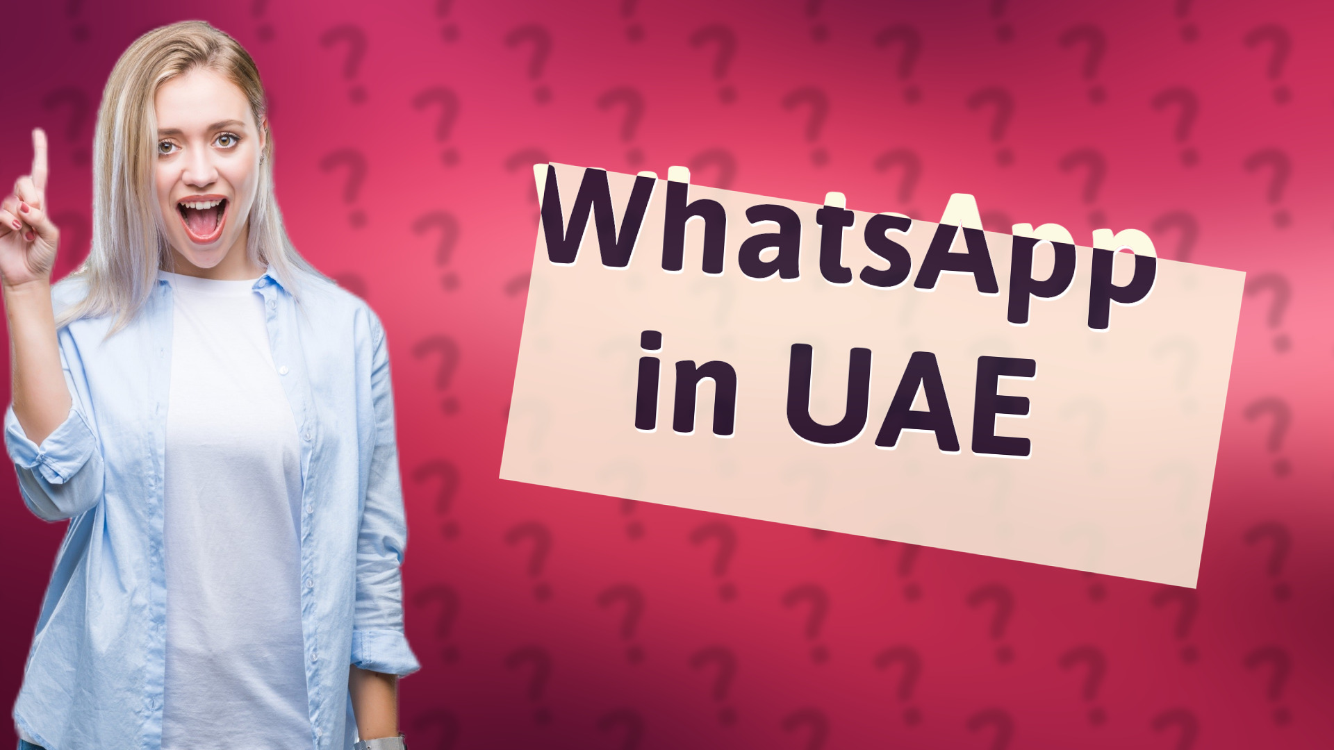 WhatsApp in UAE