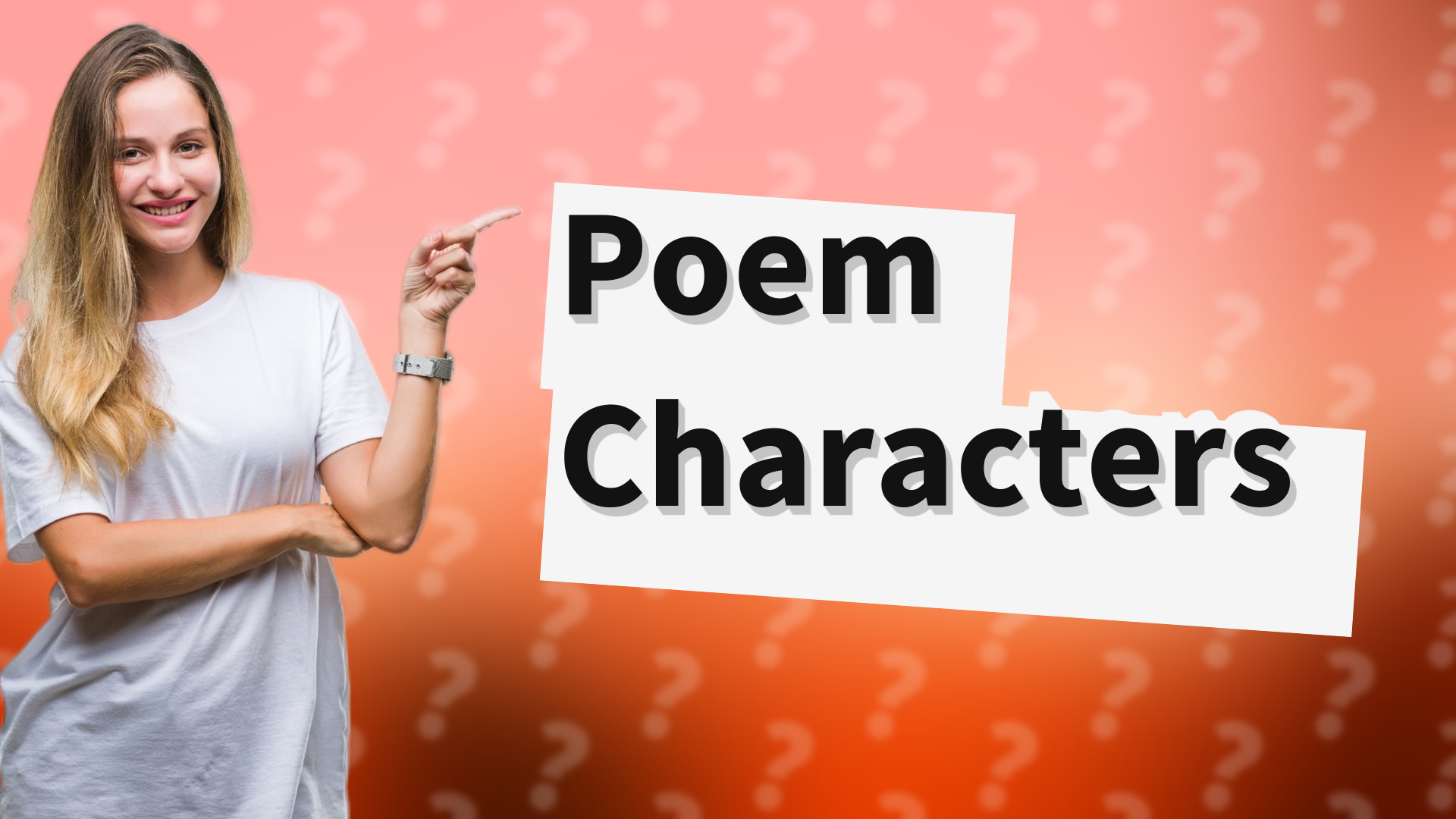 Poem Characters