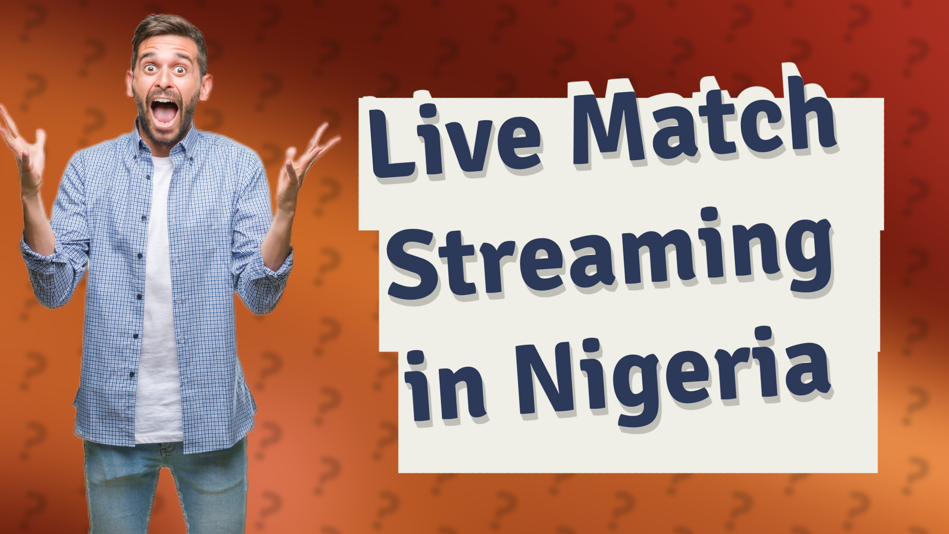 Live Match Streaming in Nigeria
