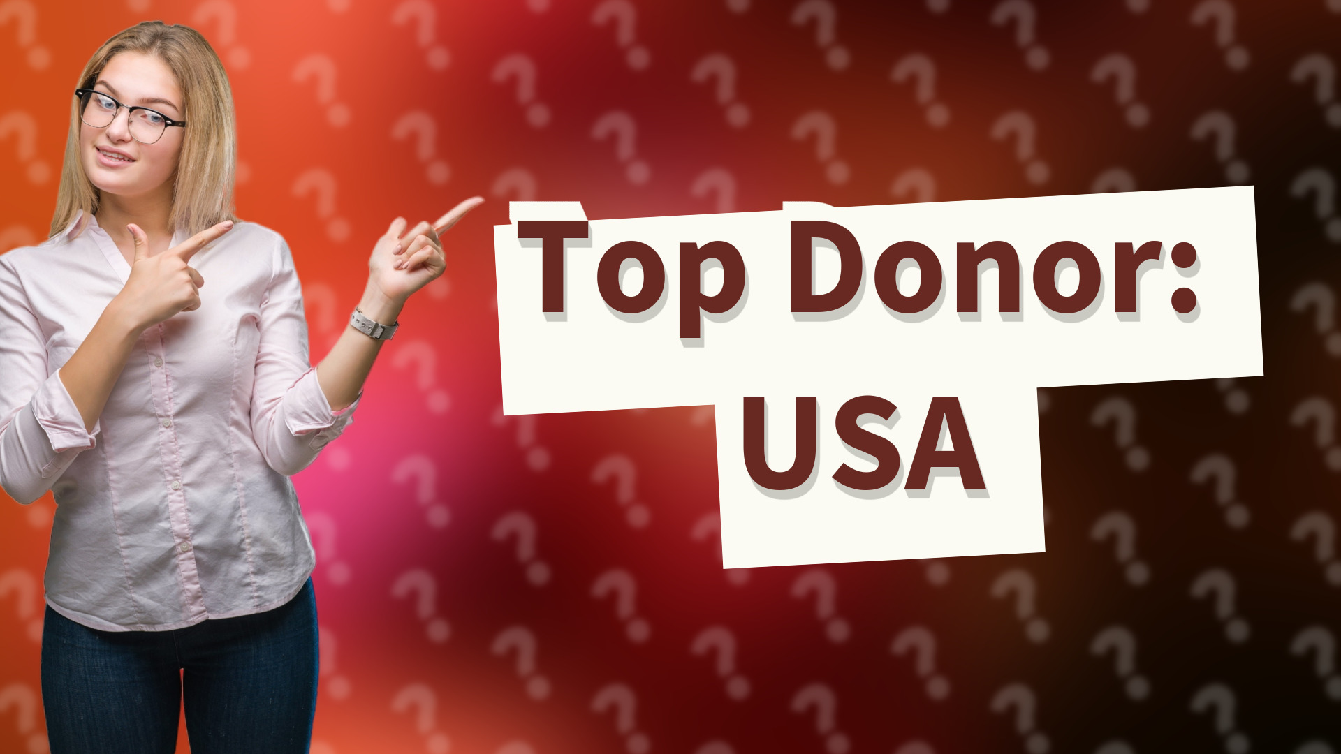Top Donor: USA