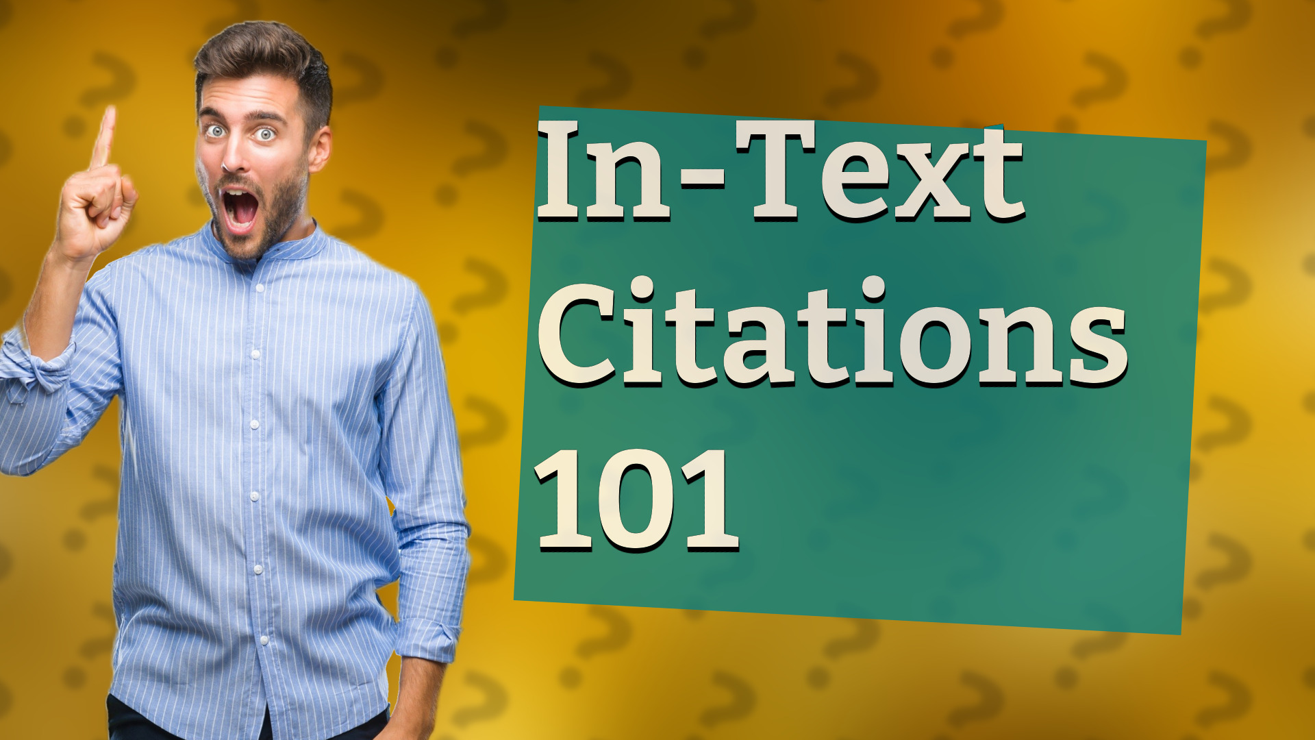 In-Text Citations 101