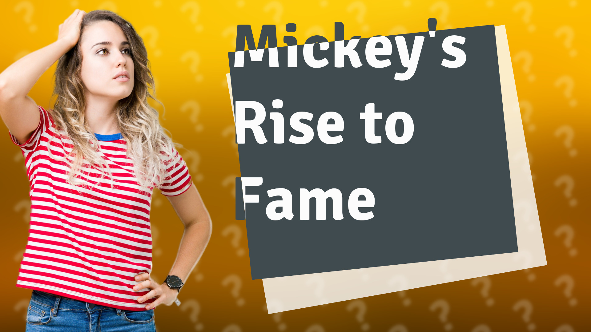 Mickey's Rise to Fame