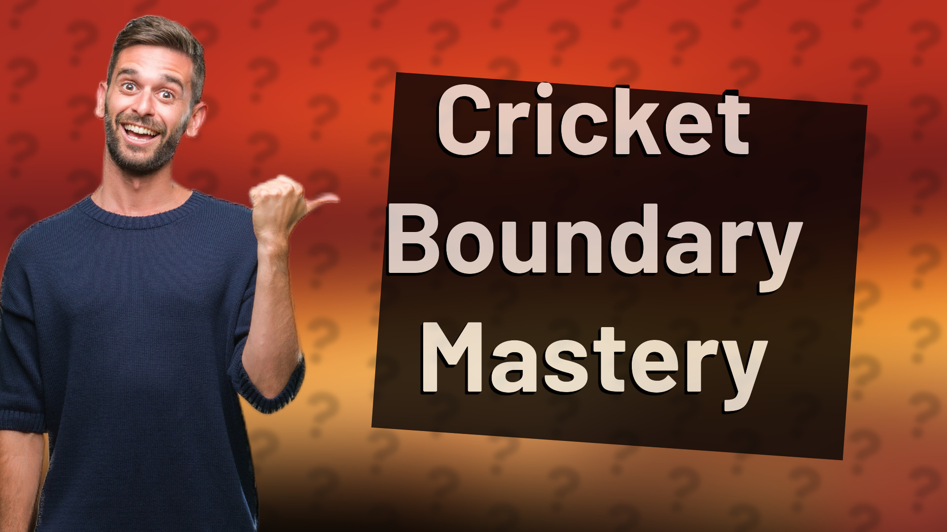Cricket Boundary Mastery