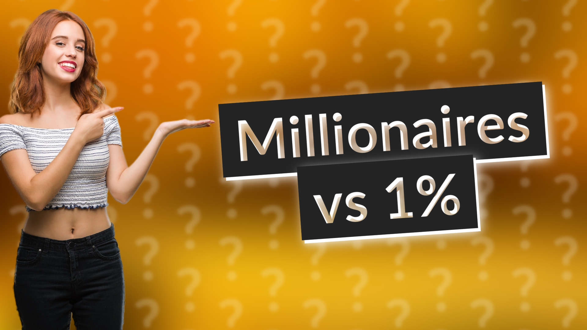 Millionaires vs 1%
