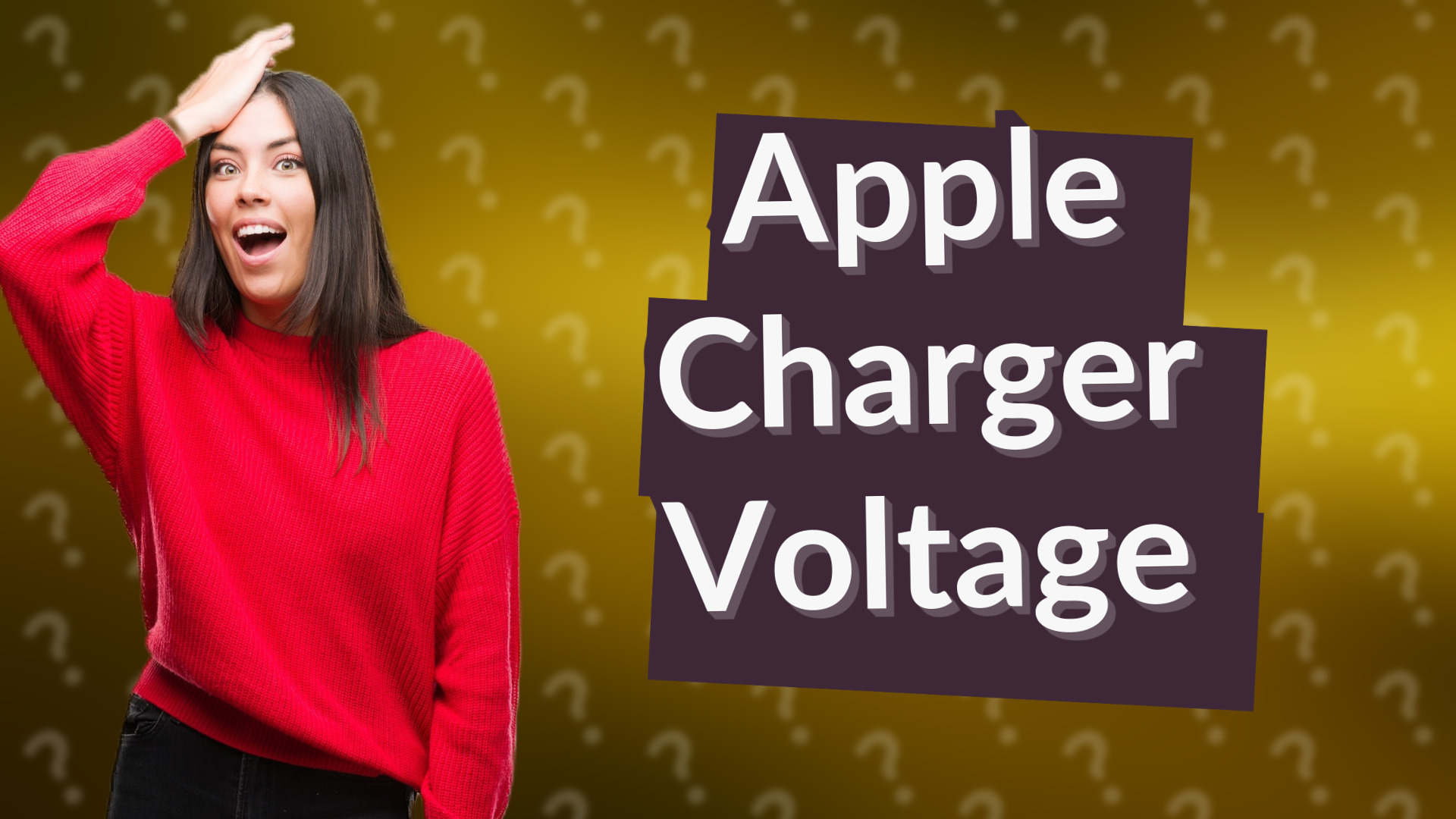 Apple Charger Voltage