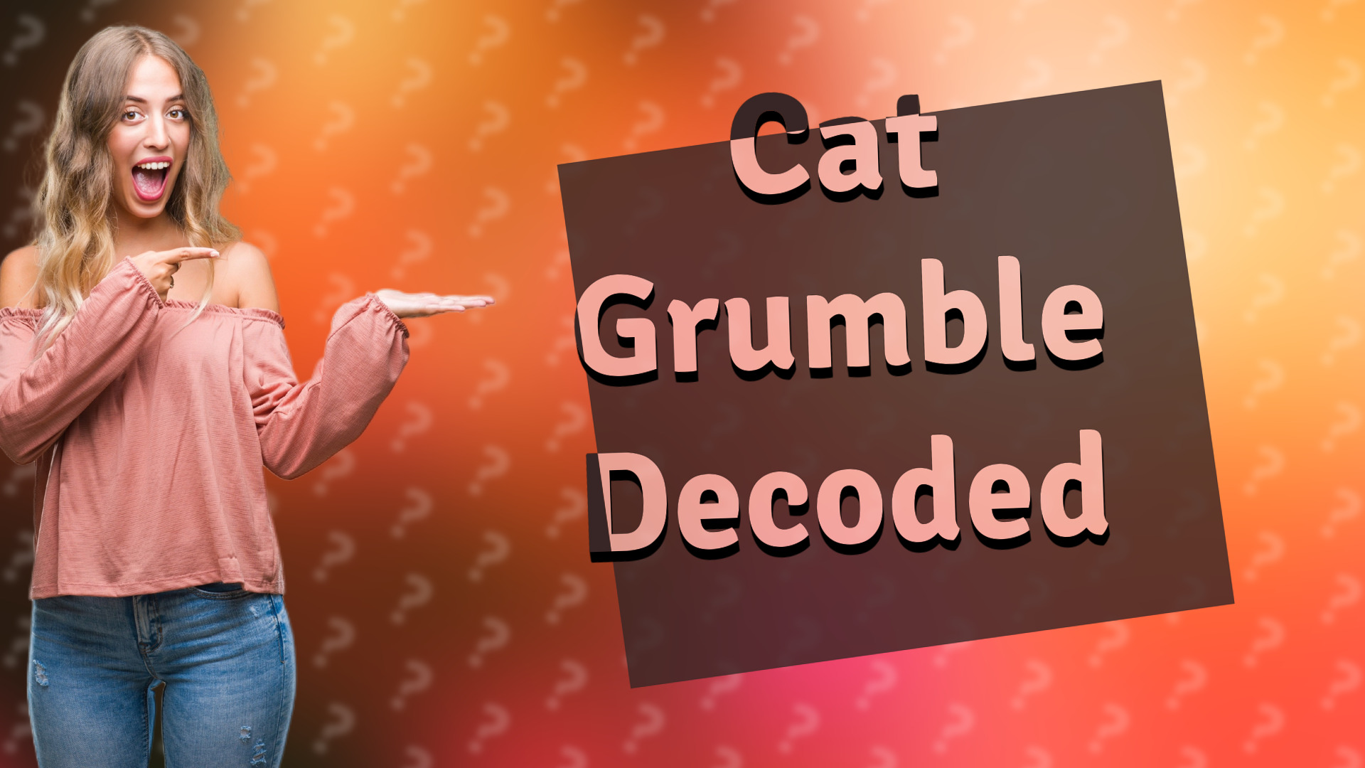 Cat Grumble Decoded