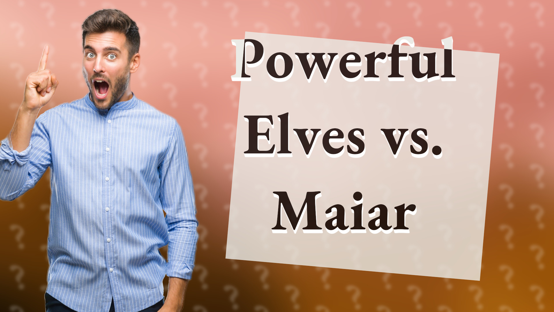Powerful Elves vs. Maiar