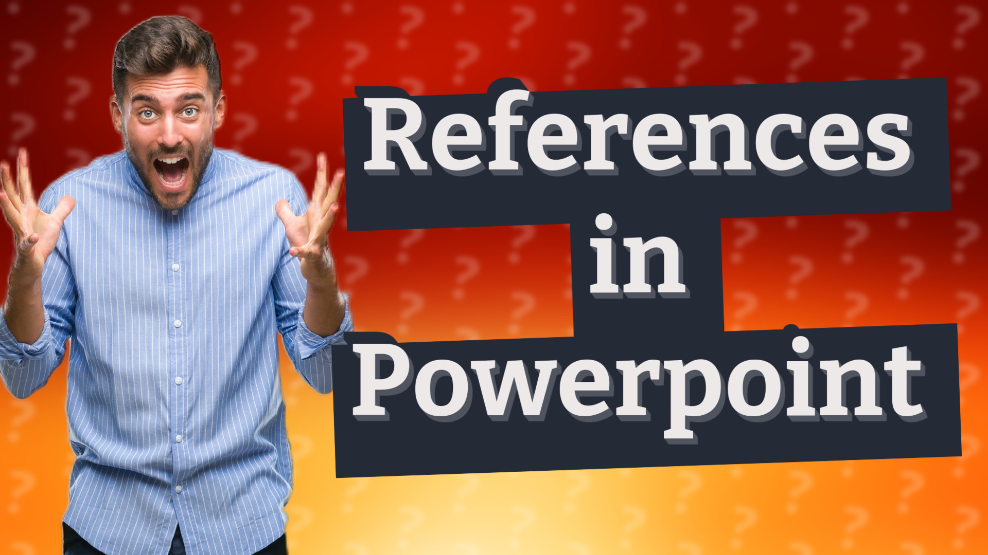 References in Powerpoint