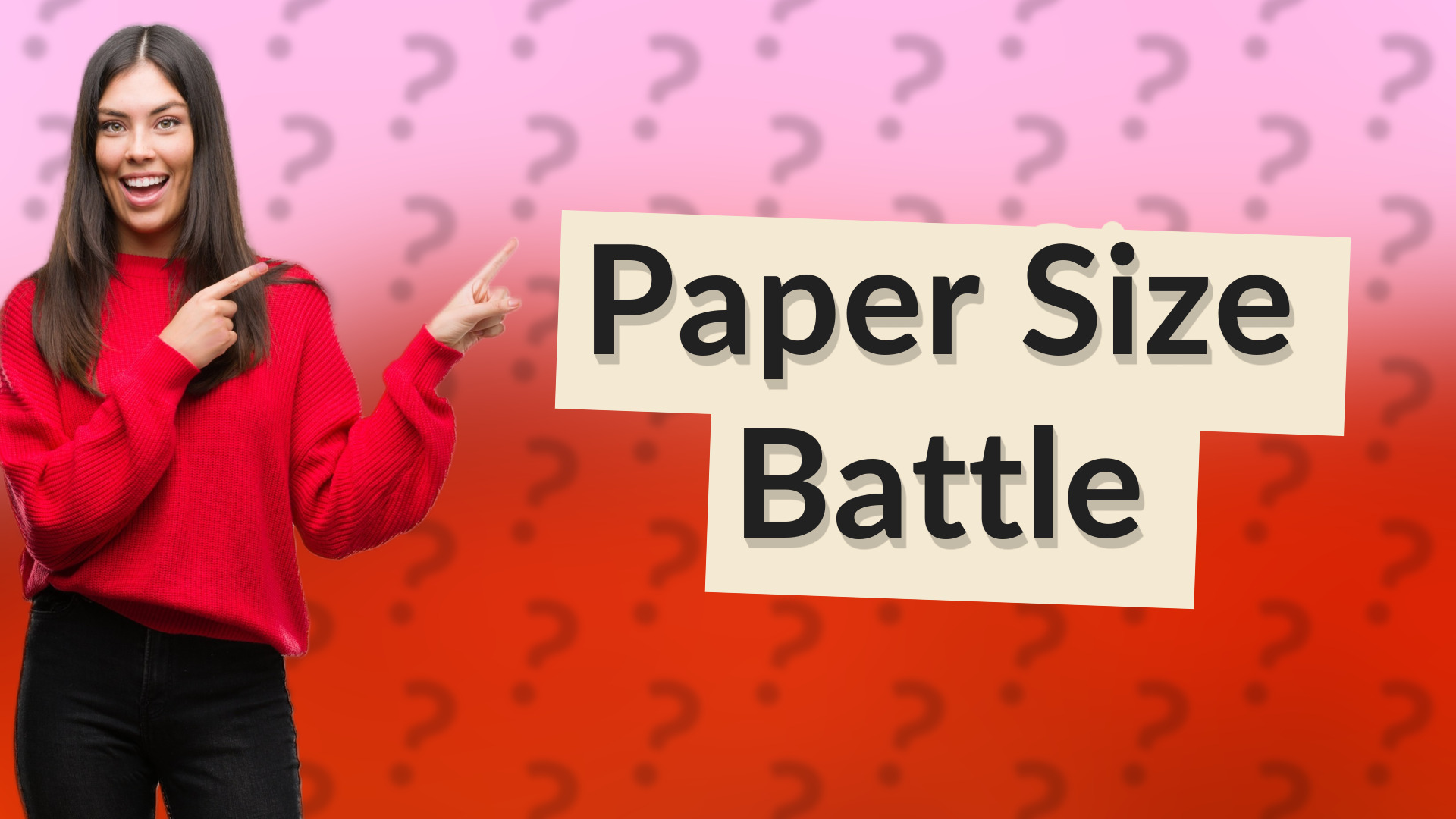 Paper Size Battle