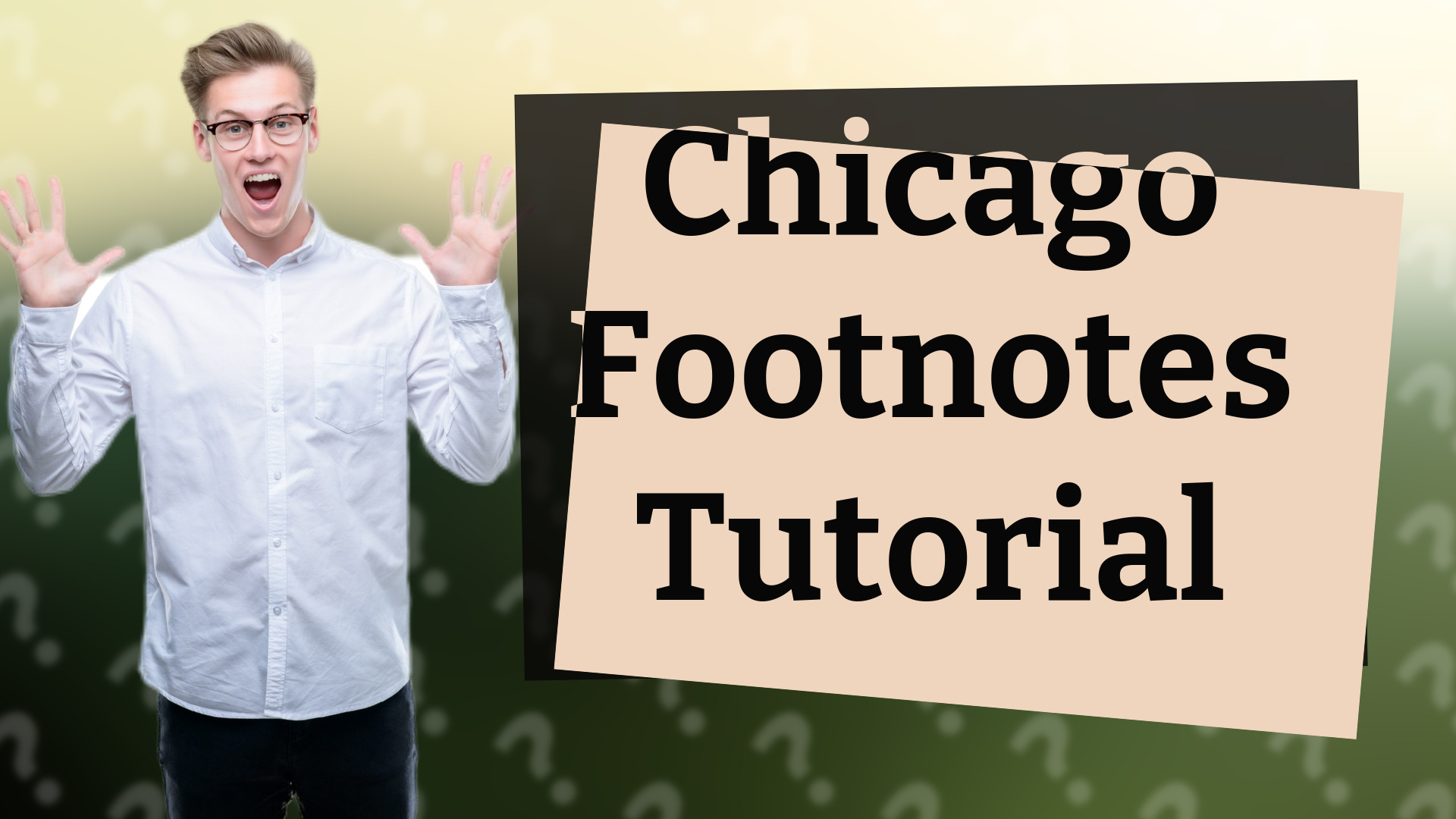 Chicago Footnotes Tutorial