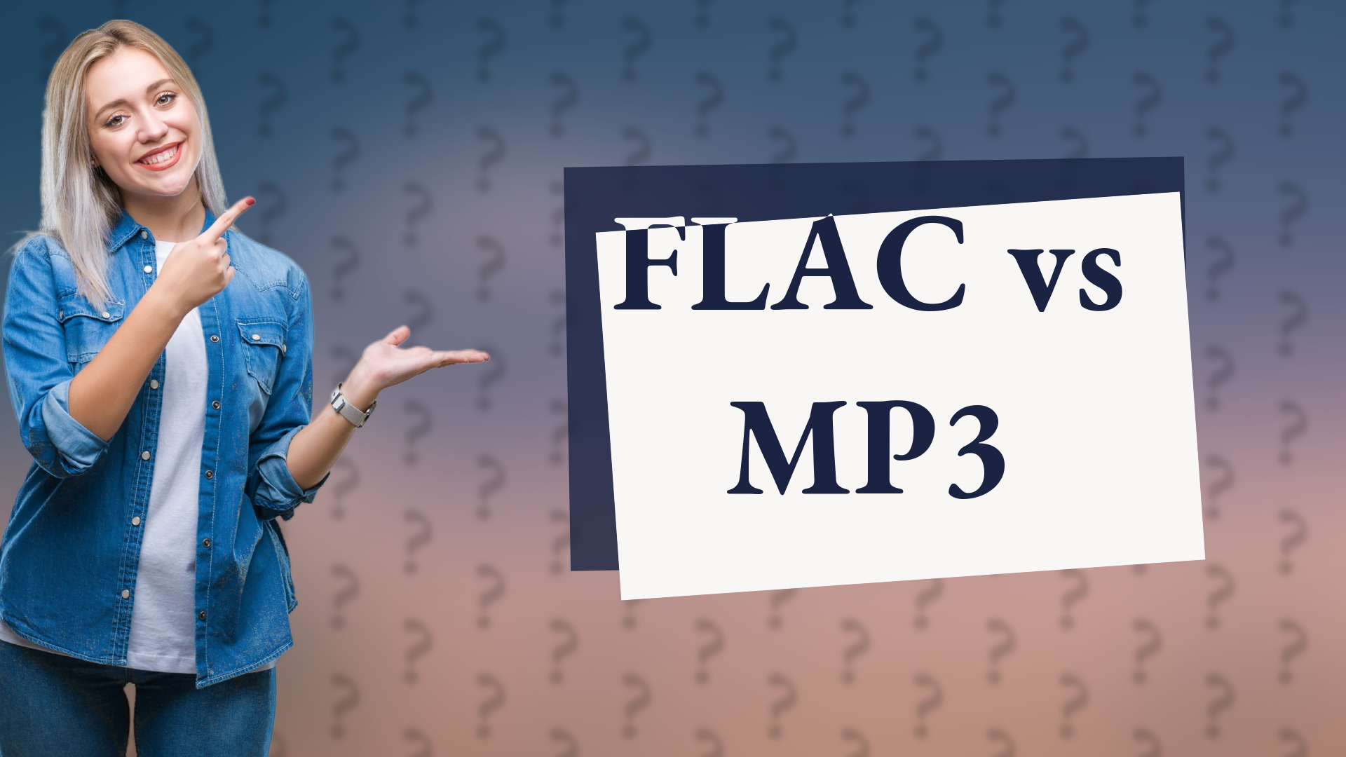 FLAC vs MP3