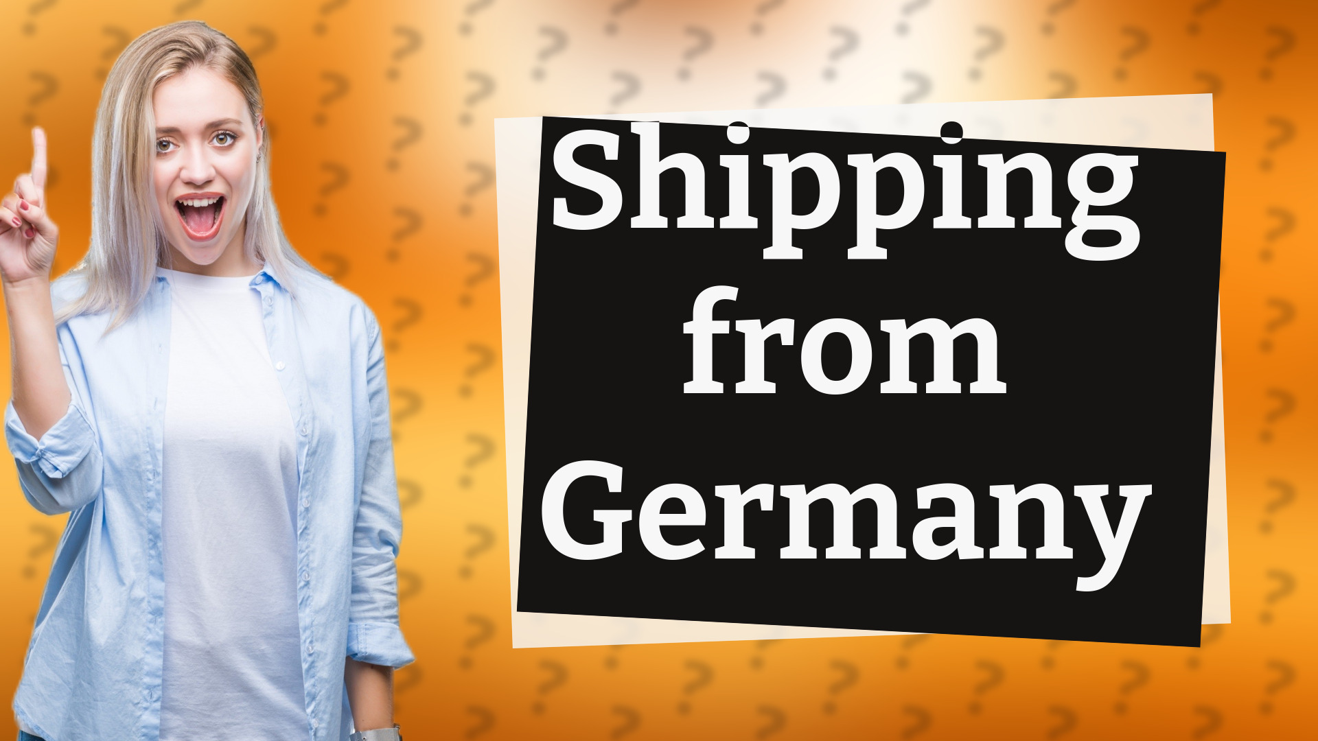 Shipping from Germany
