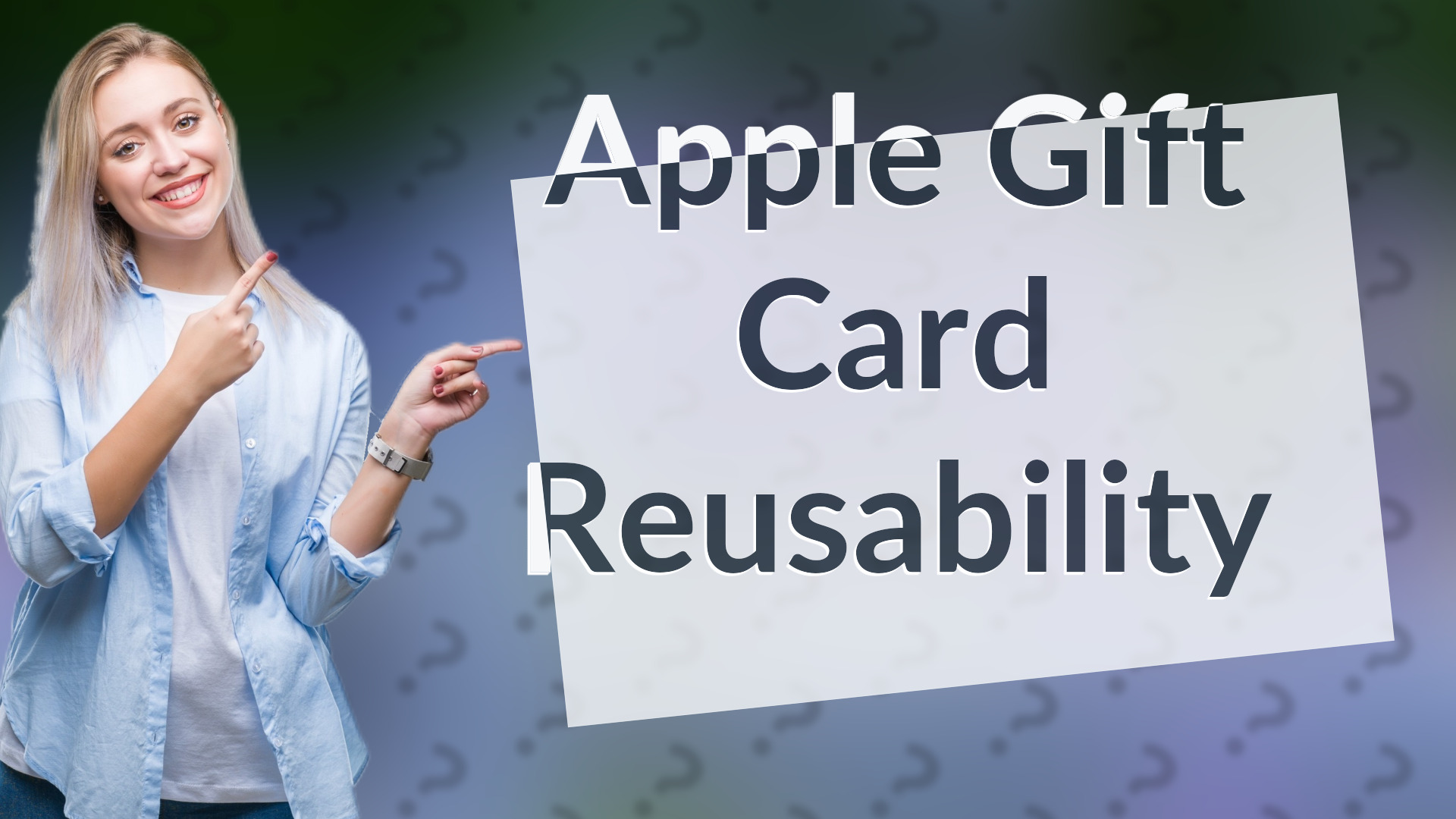 Apple Gift Card Reusability