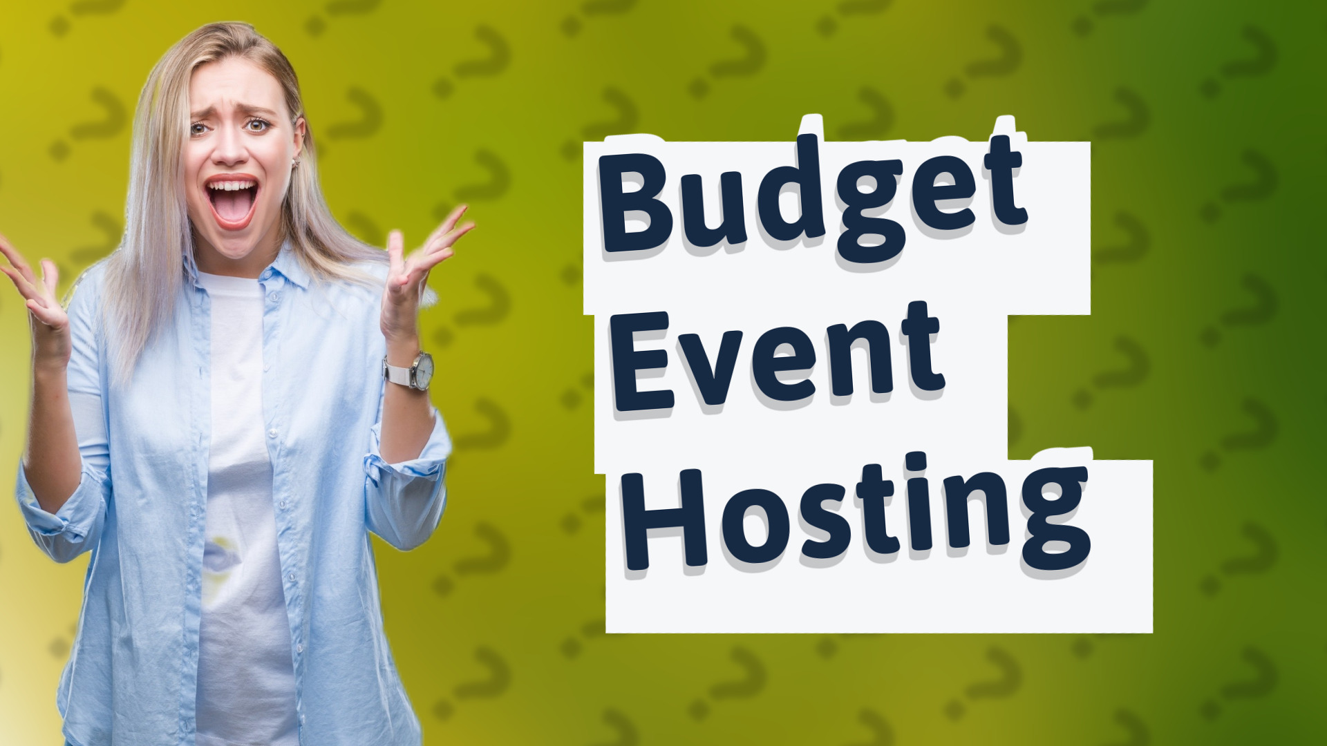 Budget Event Hosting