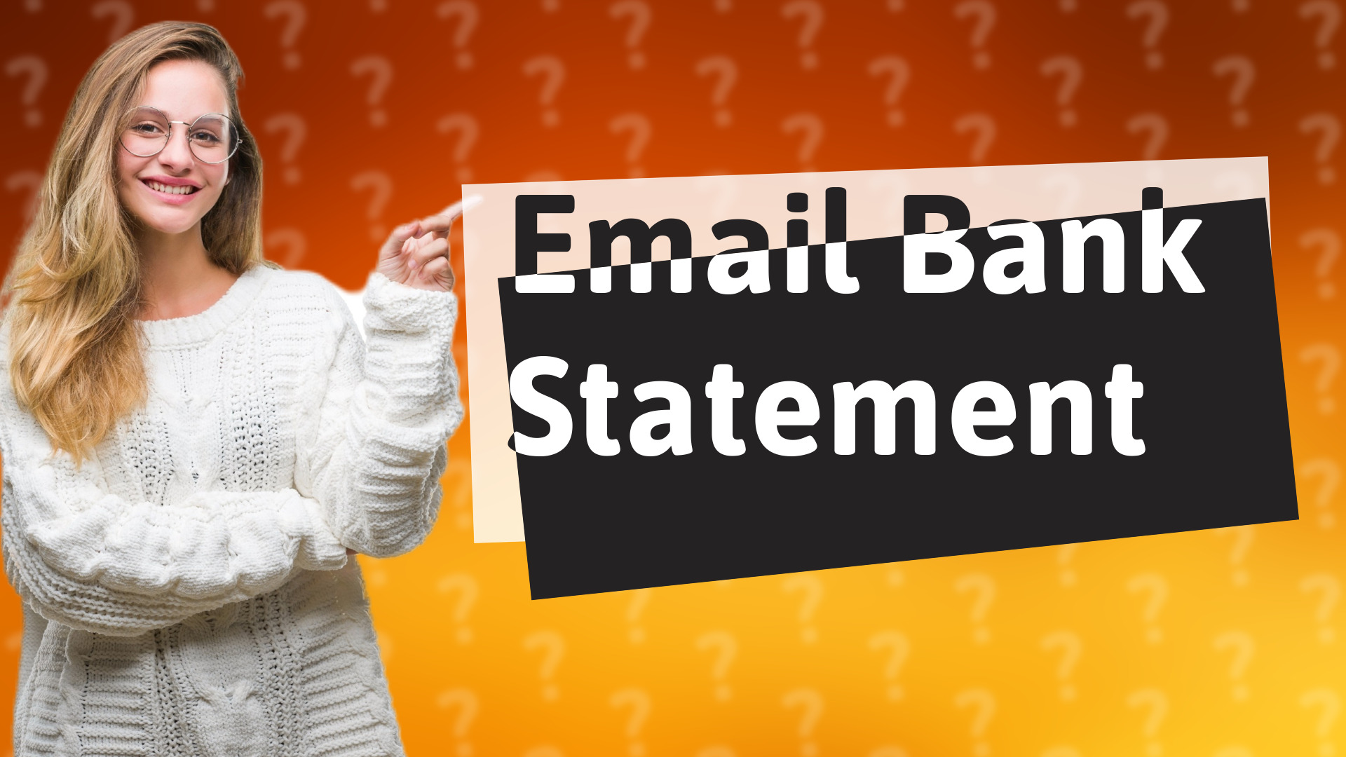 Email Bank Statement