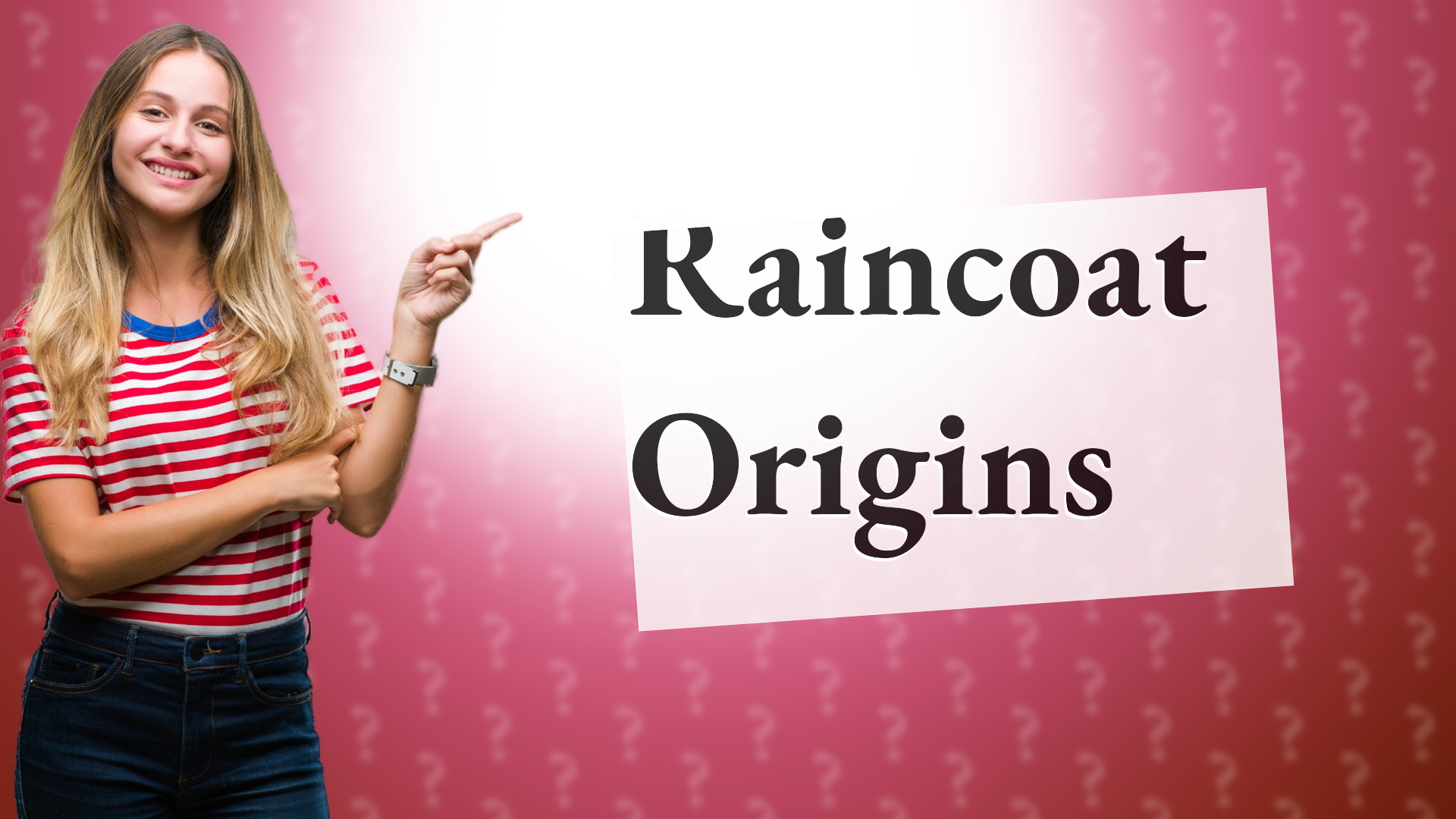 Raincoat Origins