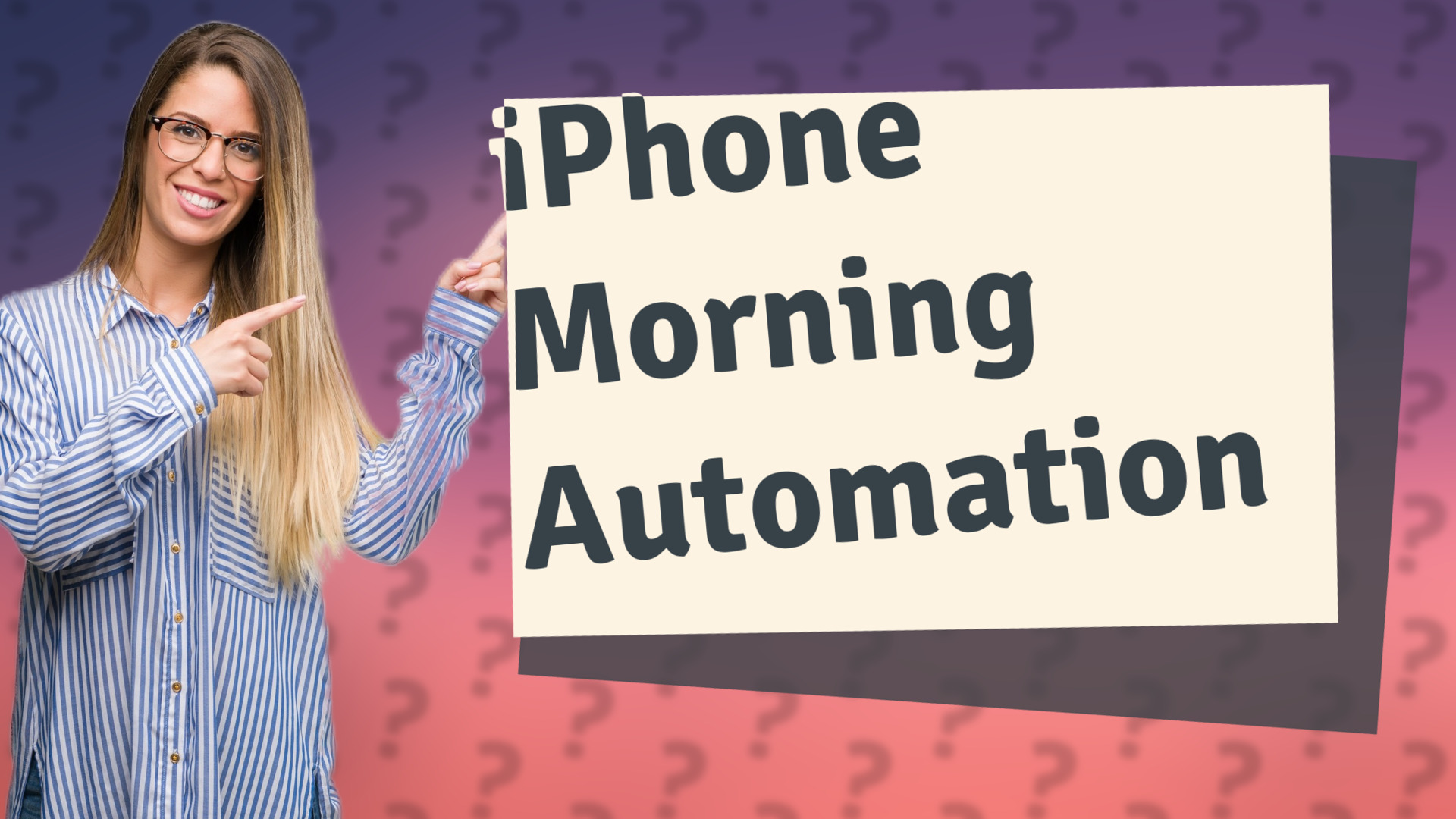 iPhone Morning Automation