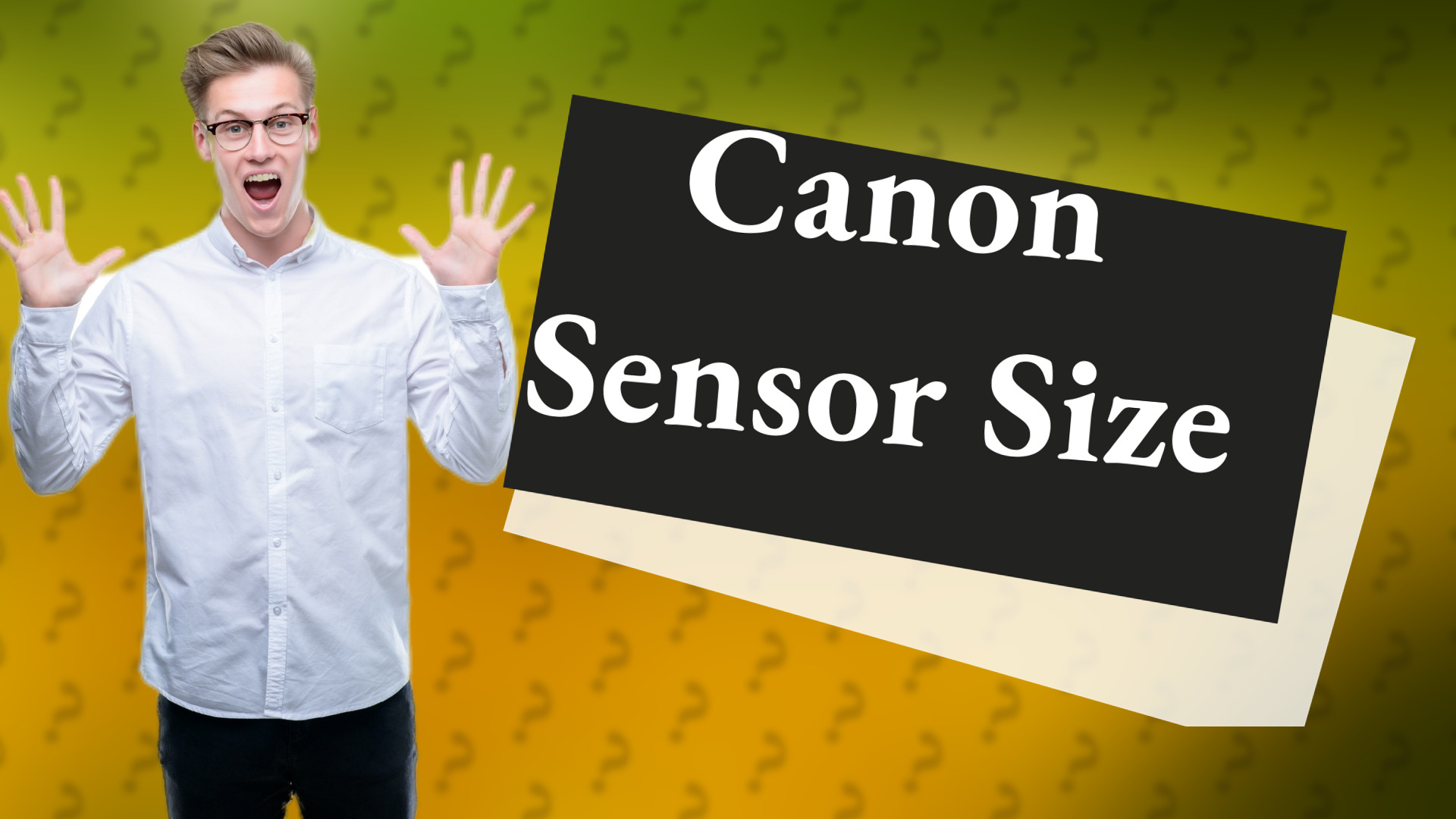 Canon Sensor Size