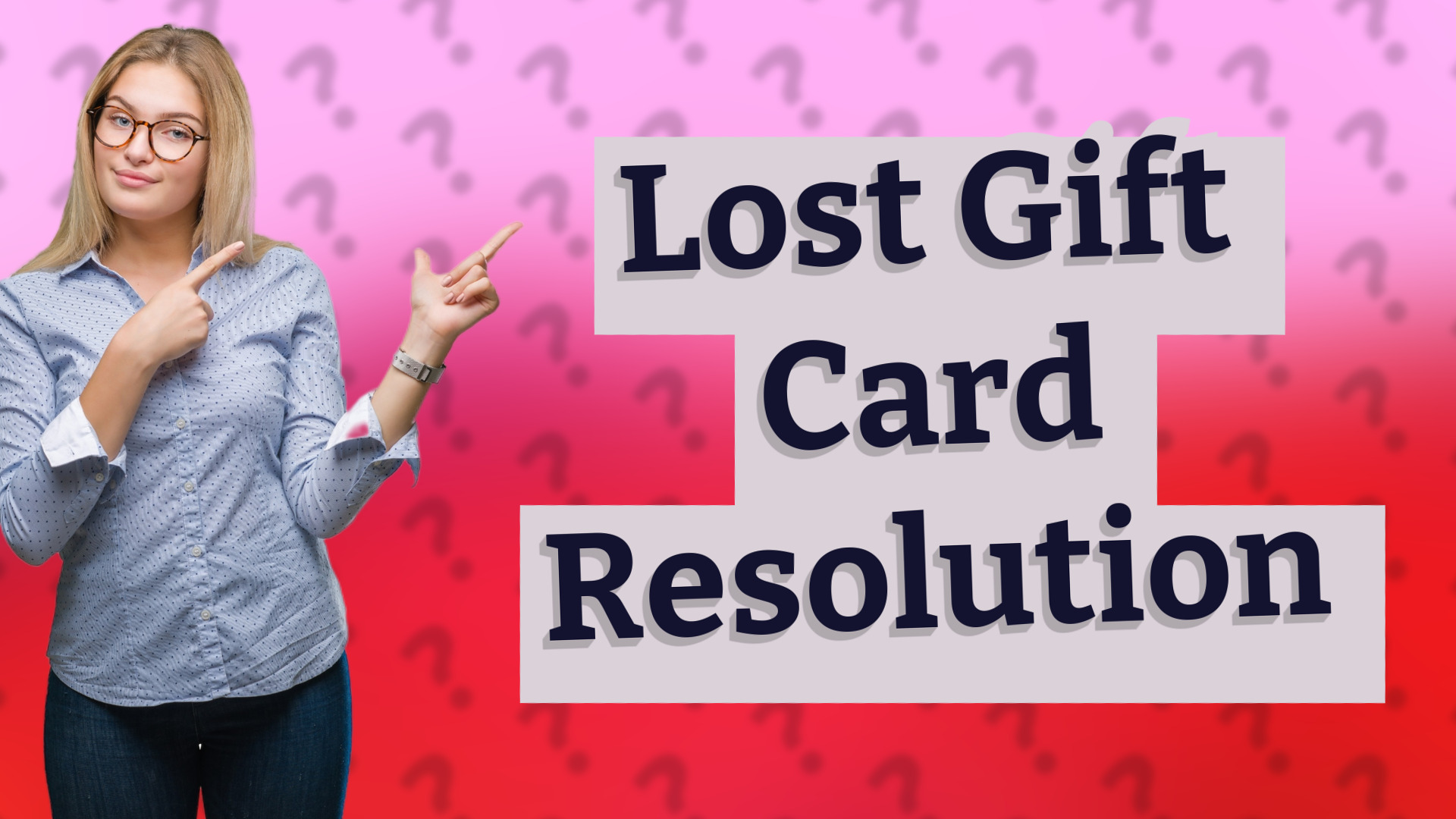 Lost Gift Card Resolution