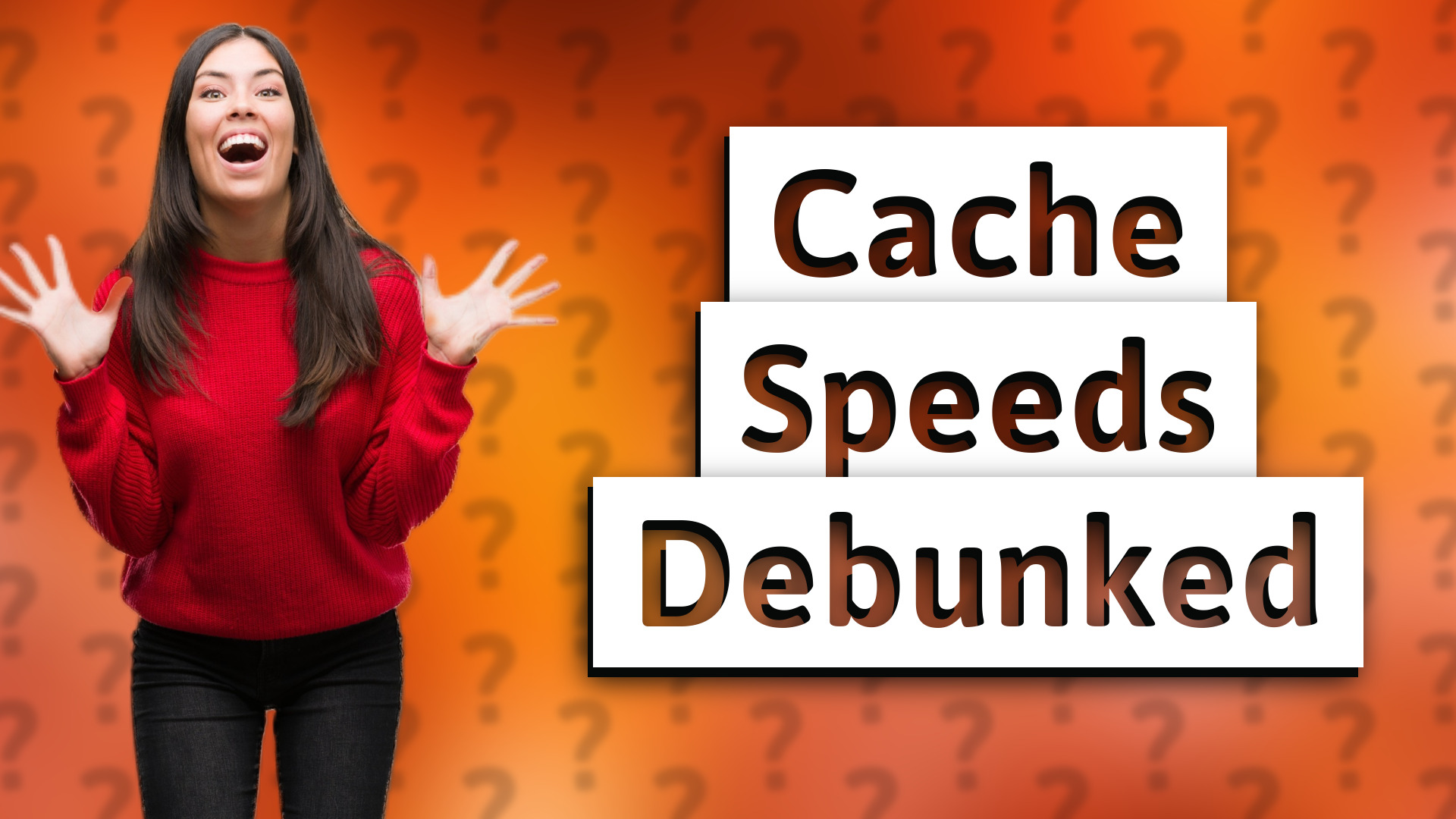 Cache Speeds Debunked