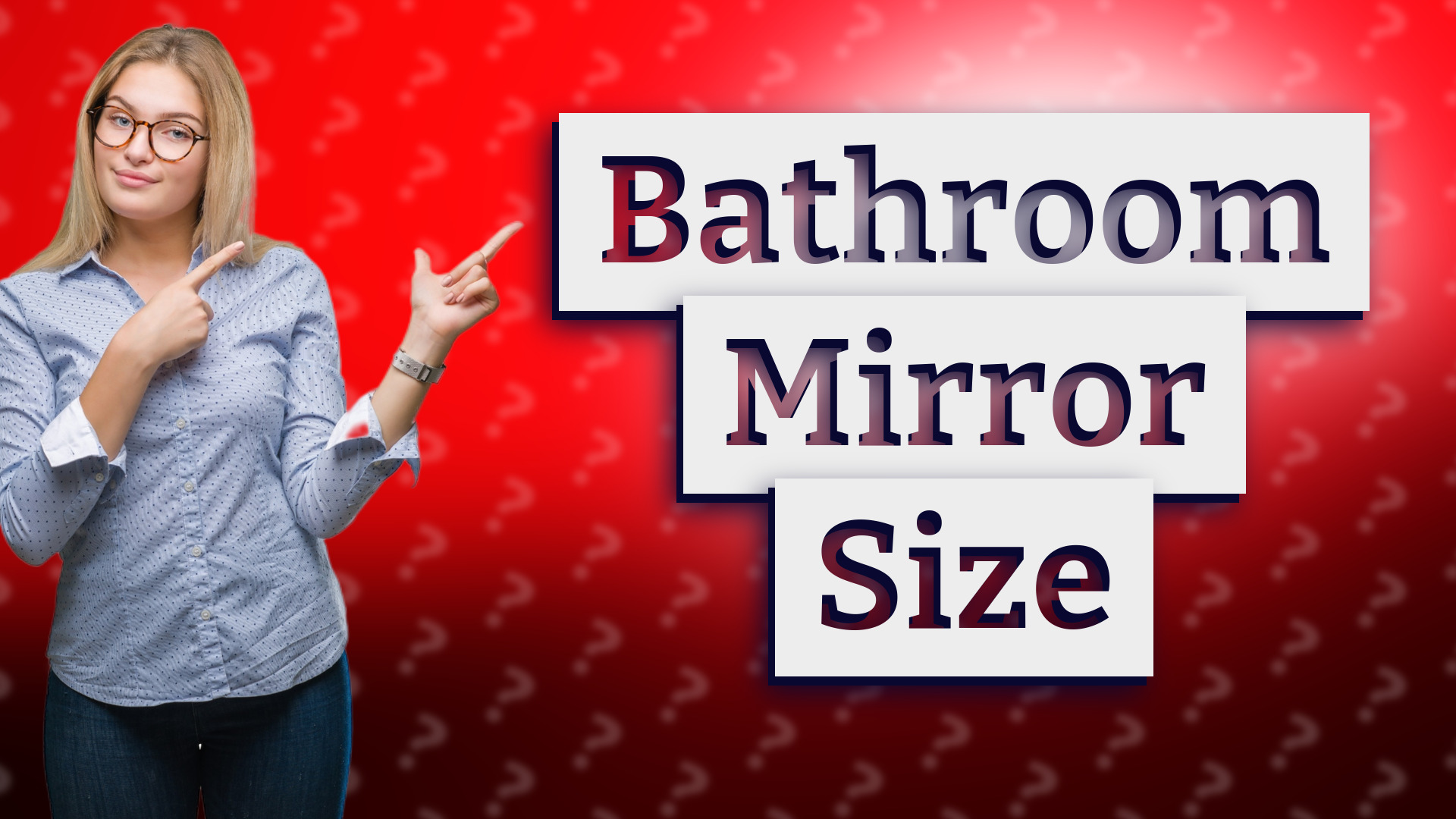 Bathroom Mirror Size