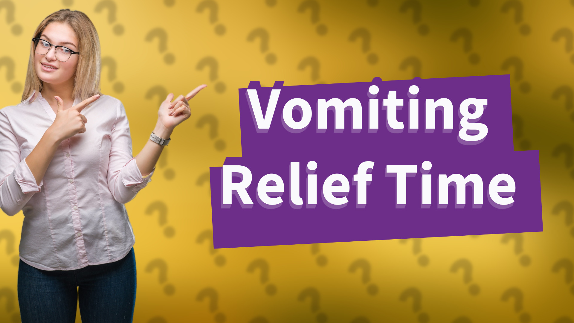 Vomiting Relief Time