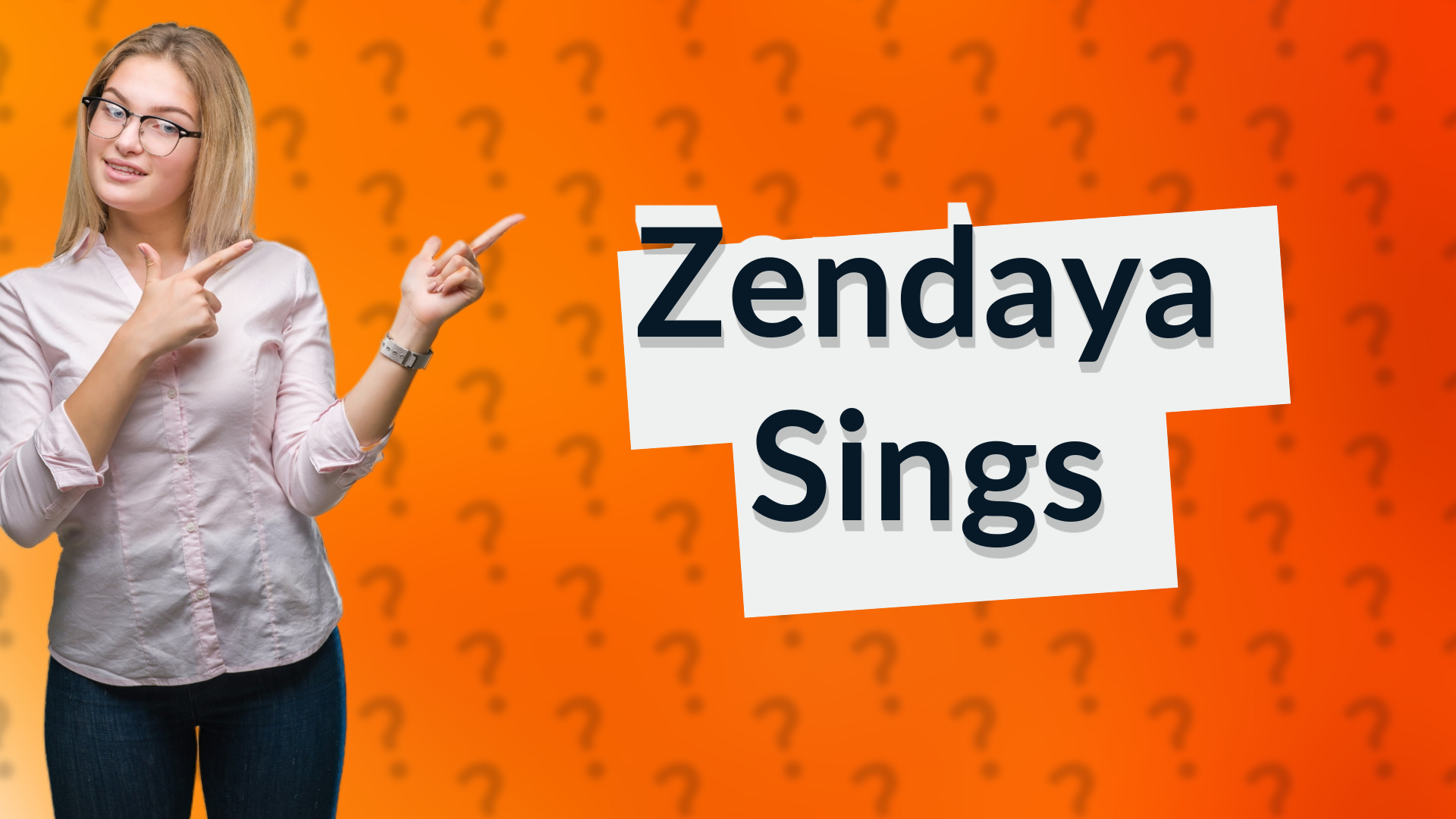 Zendaya Sings