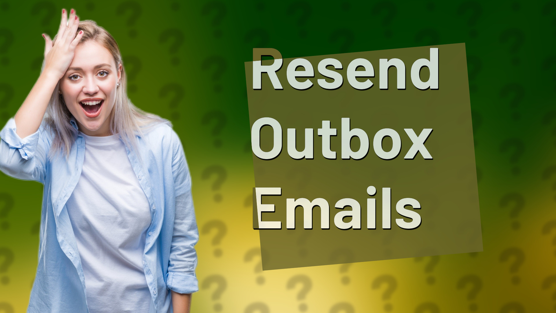 Resend Outbox Emails