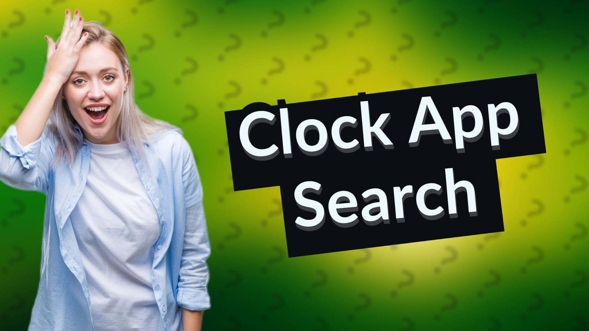 Clock App Search