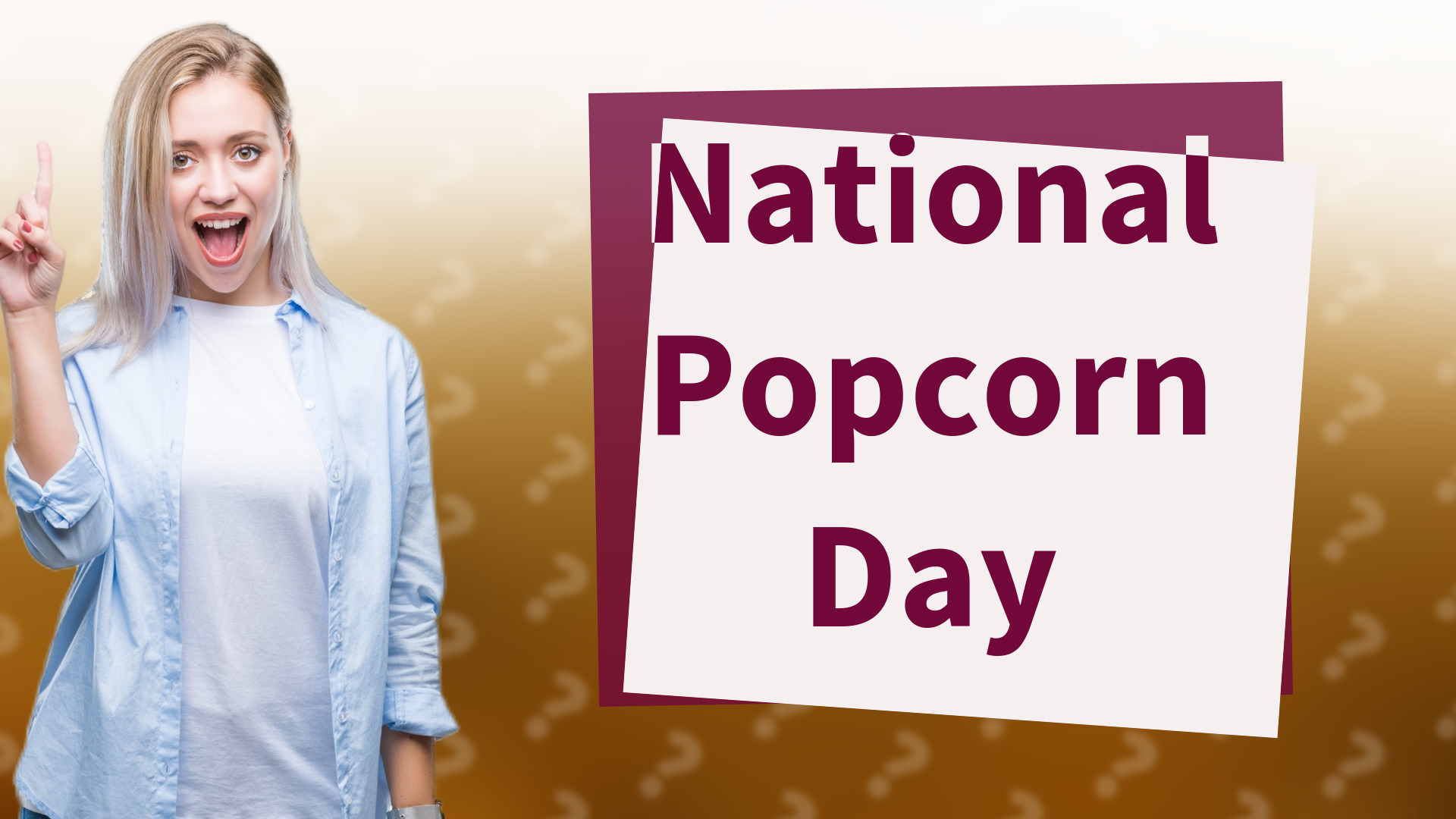 National Popcorn Day