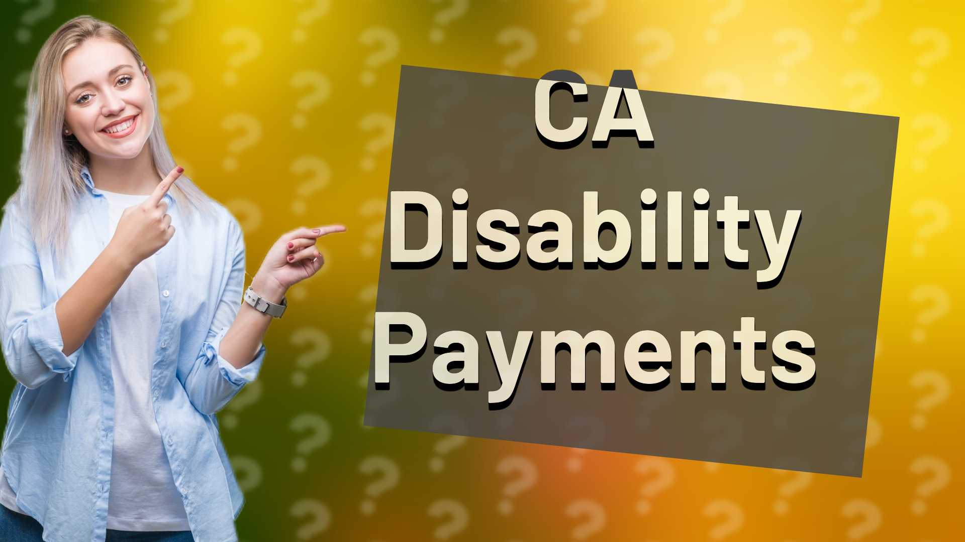 CA Disability Payments