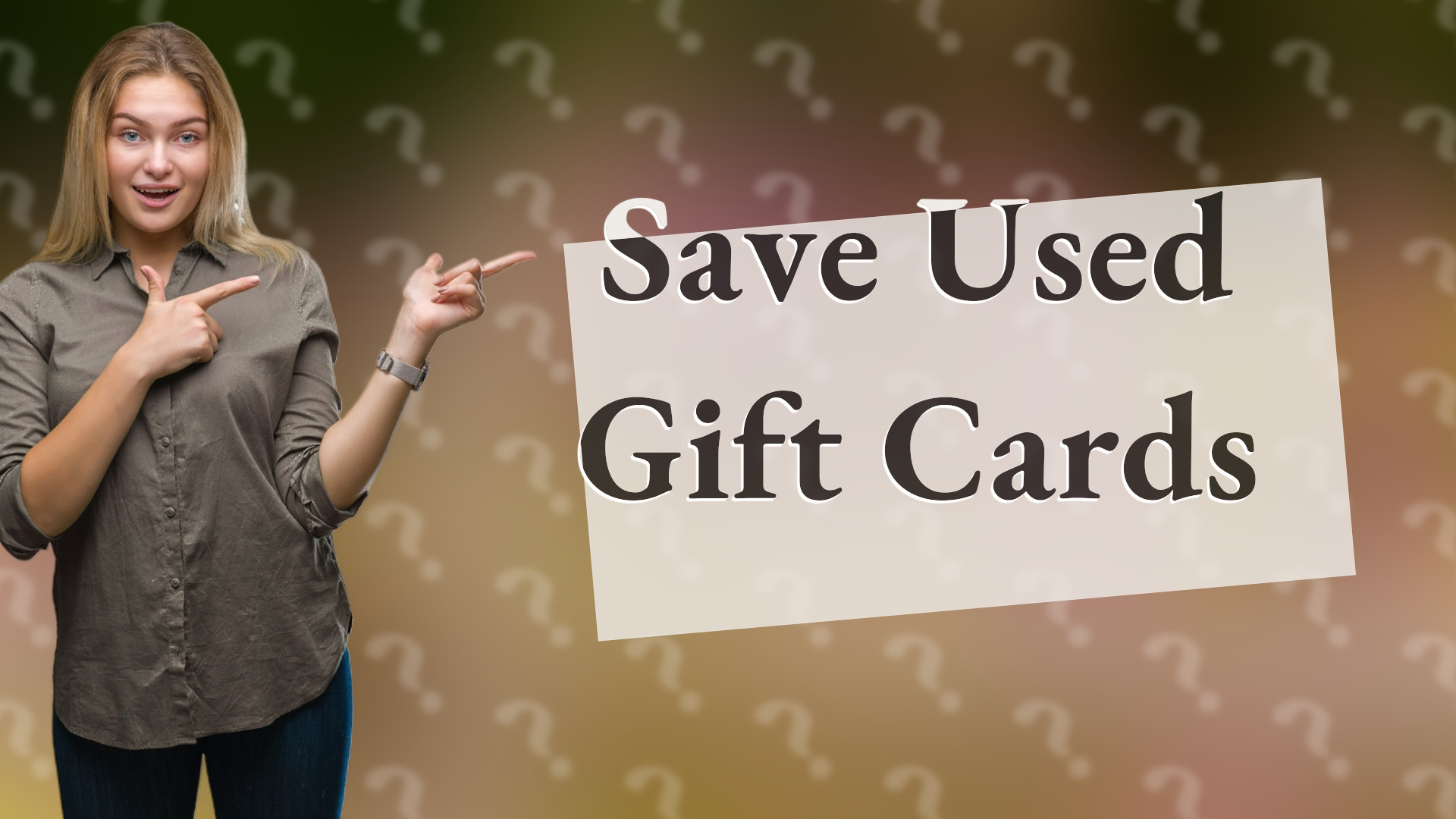 Save Used Gift Cards