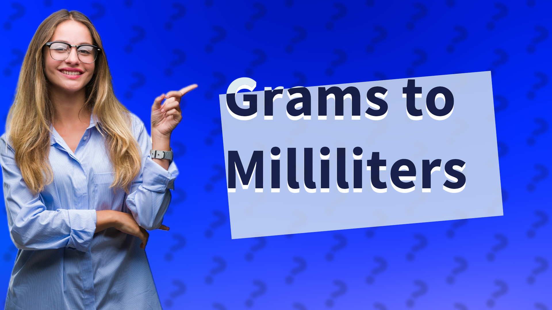 Grams to Milliliters