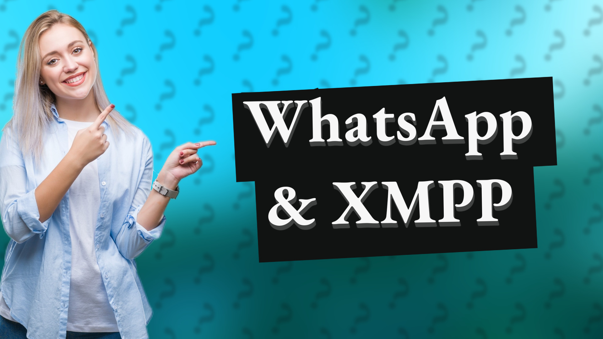 WhatsApp & XMPP