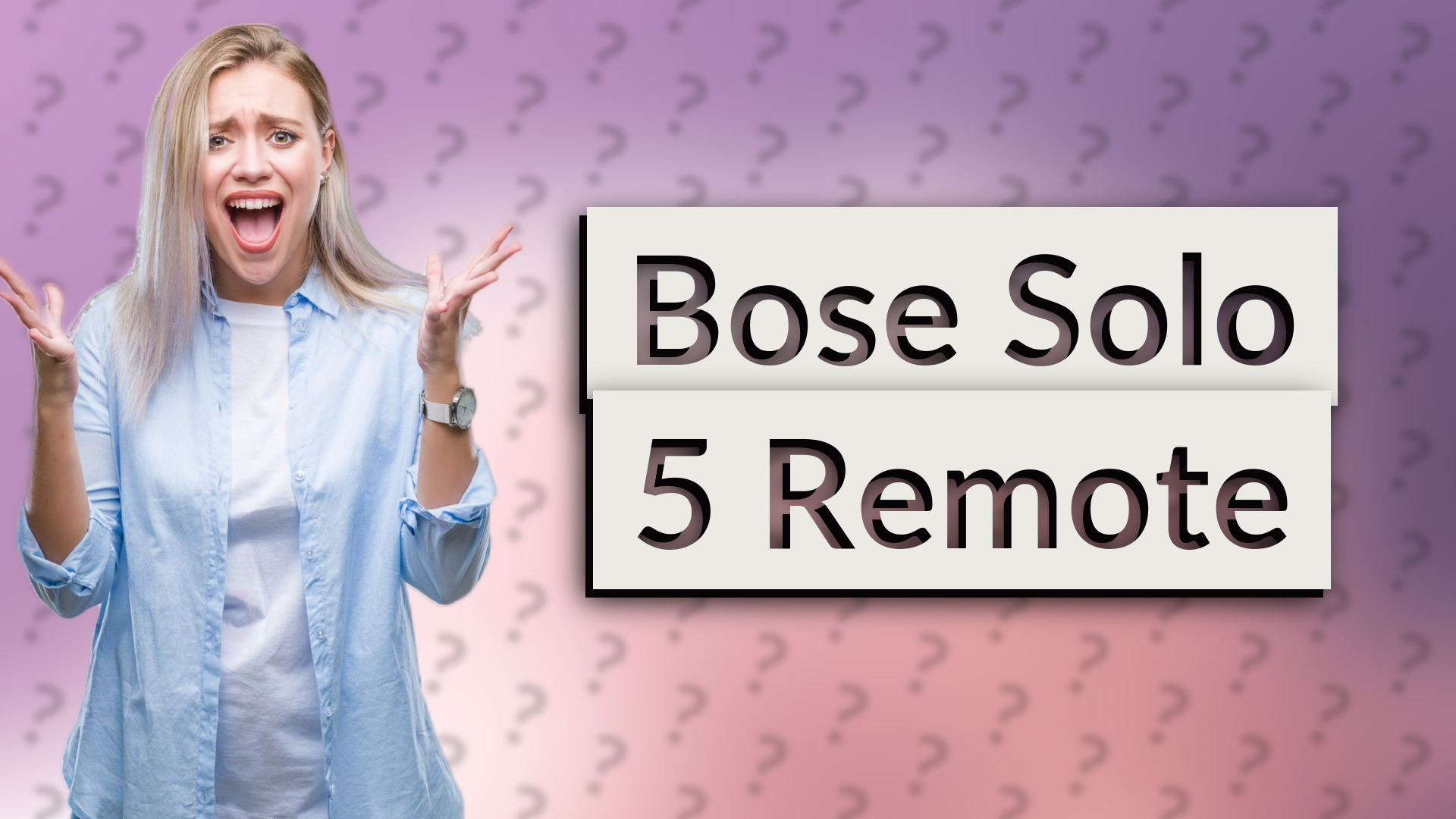 Bose Solo 5 Remote