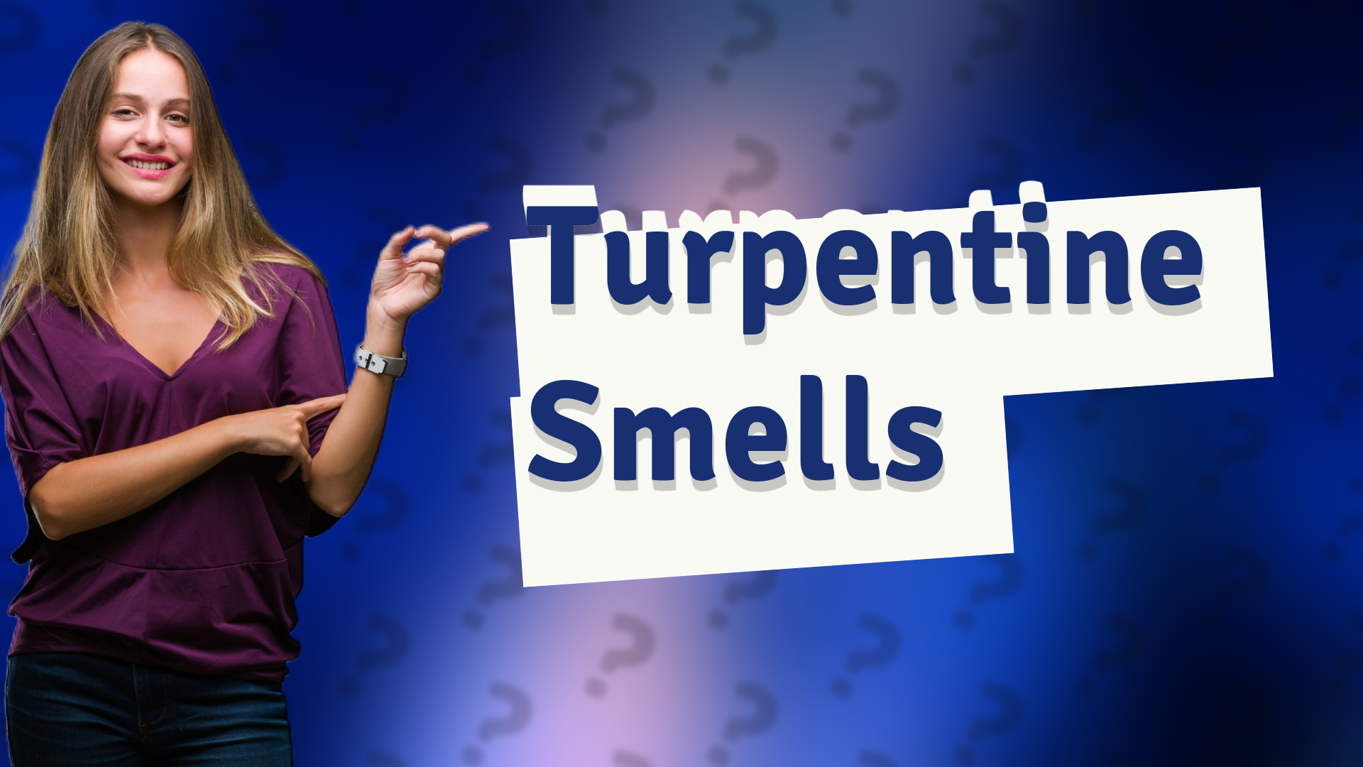 Turpentine Smells