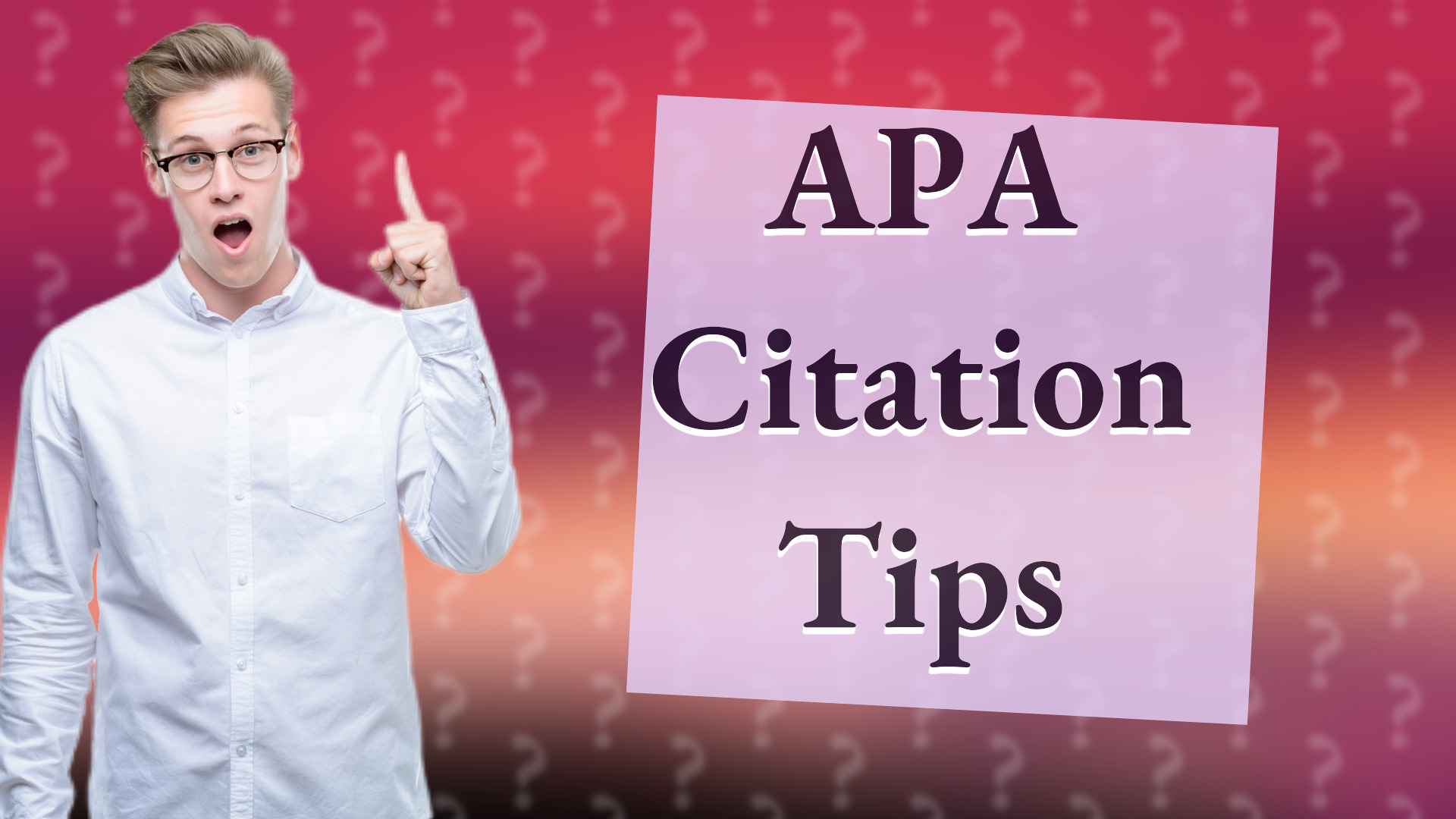 APA Citation Tips