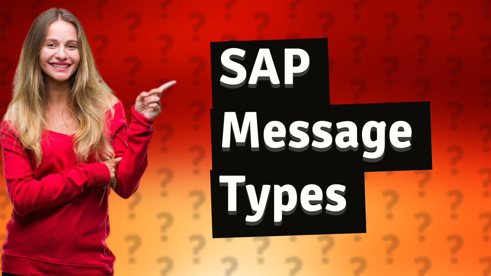 SAP Message Types