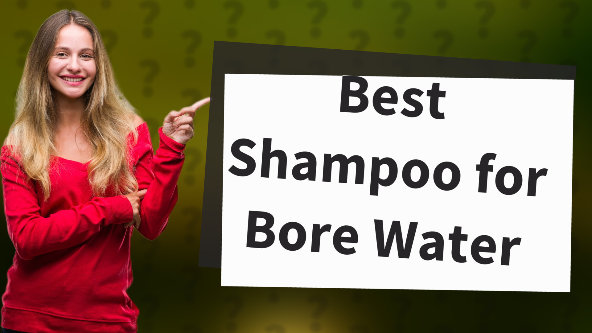 Best Shampoo for Bore Water