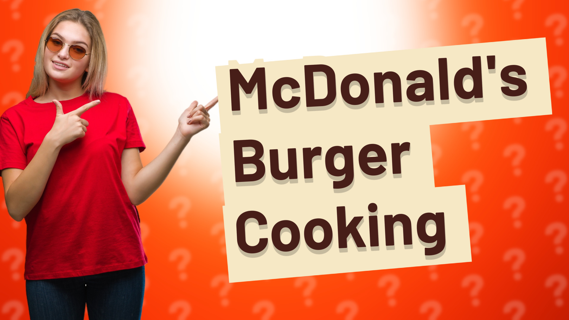 McDonald's Burger Cooking