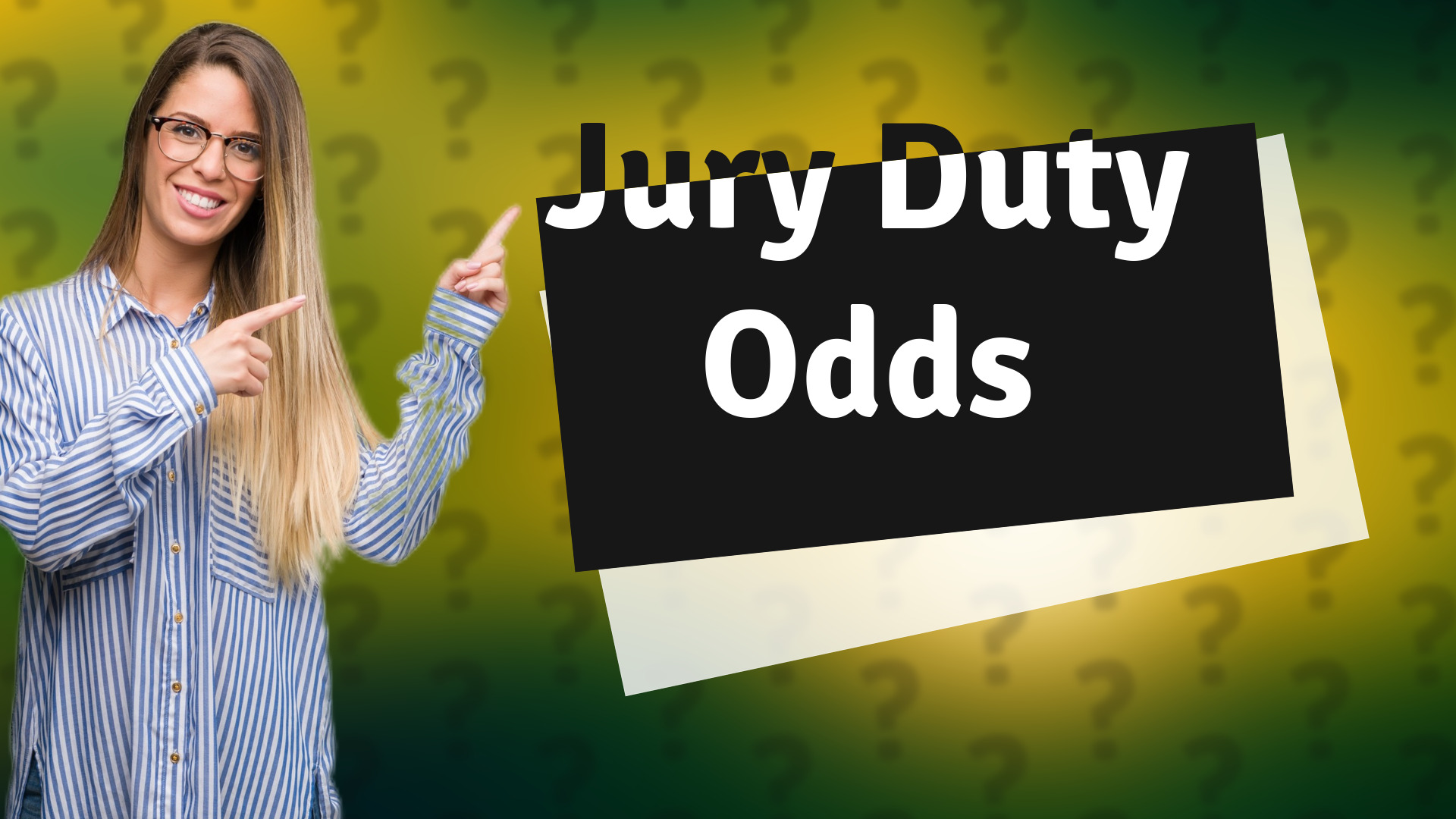 Jury Duty Odds