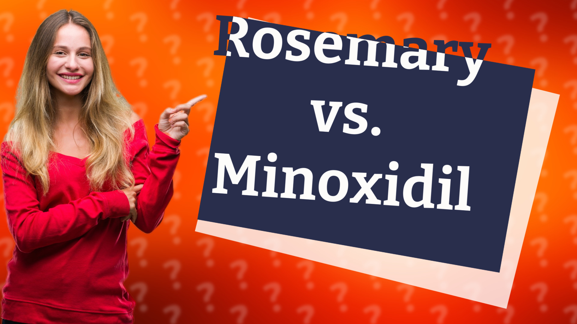 Rosemary vs. Minoxidil