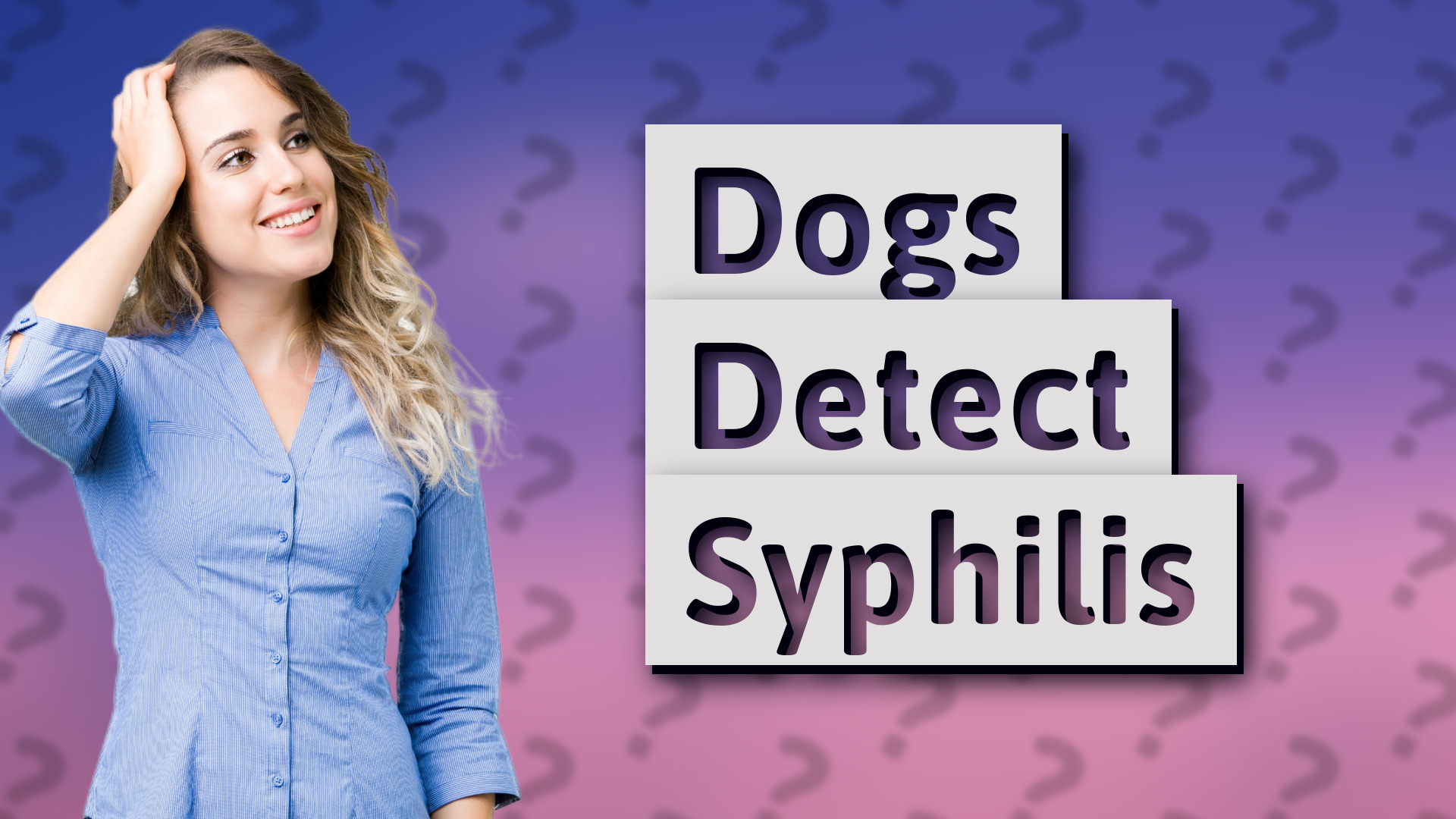 Dogs Detect Syphilis