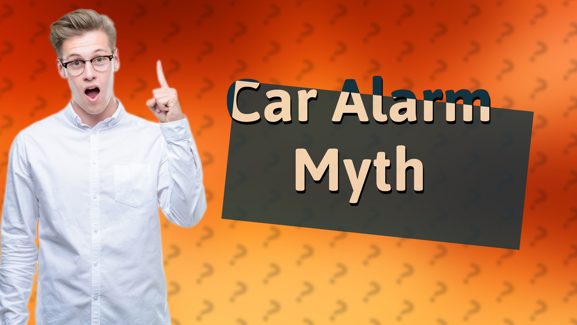Car Alarm Myth