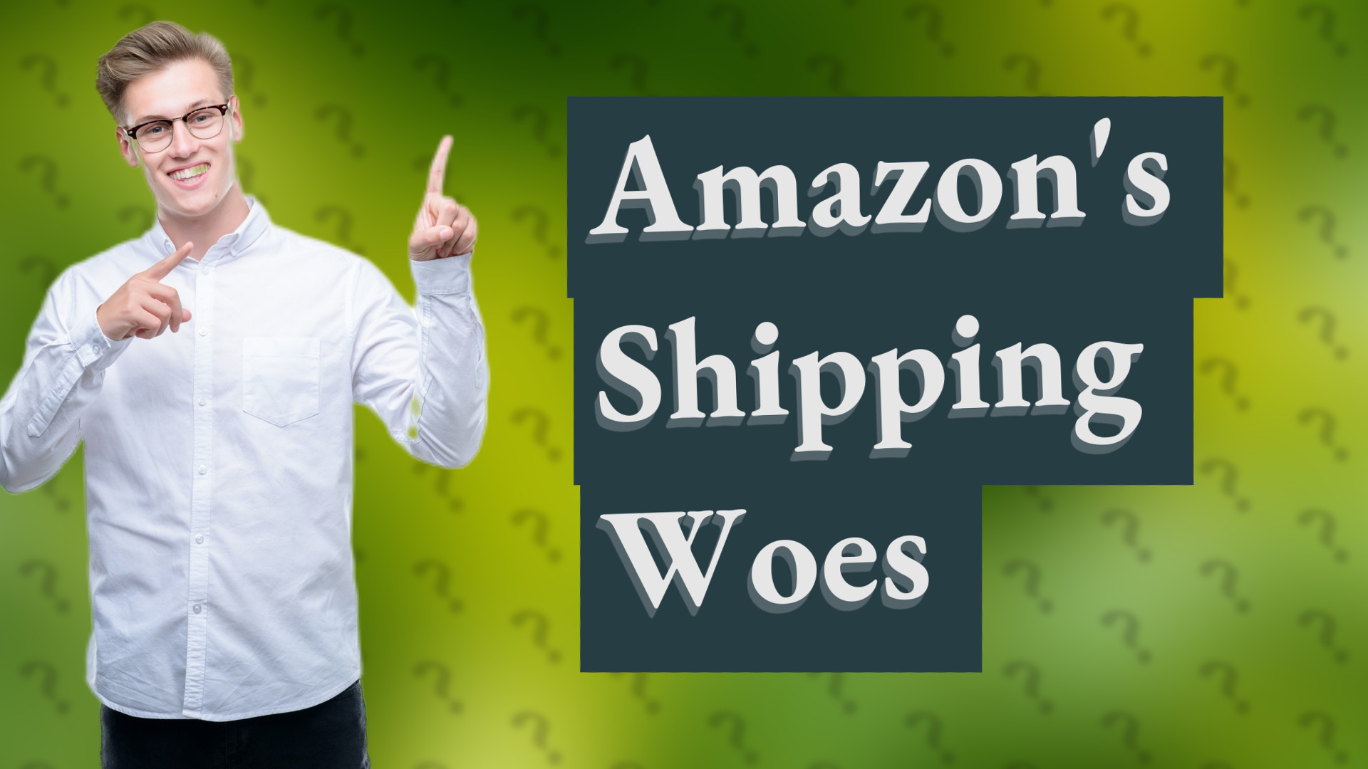 Amazon's Shipping Woes